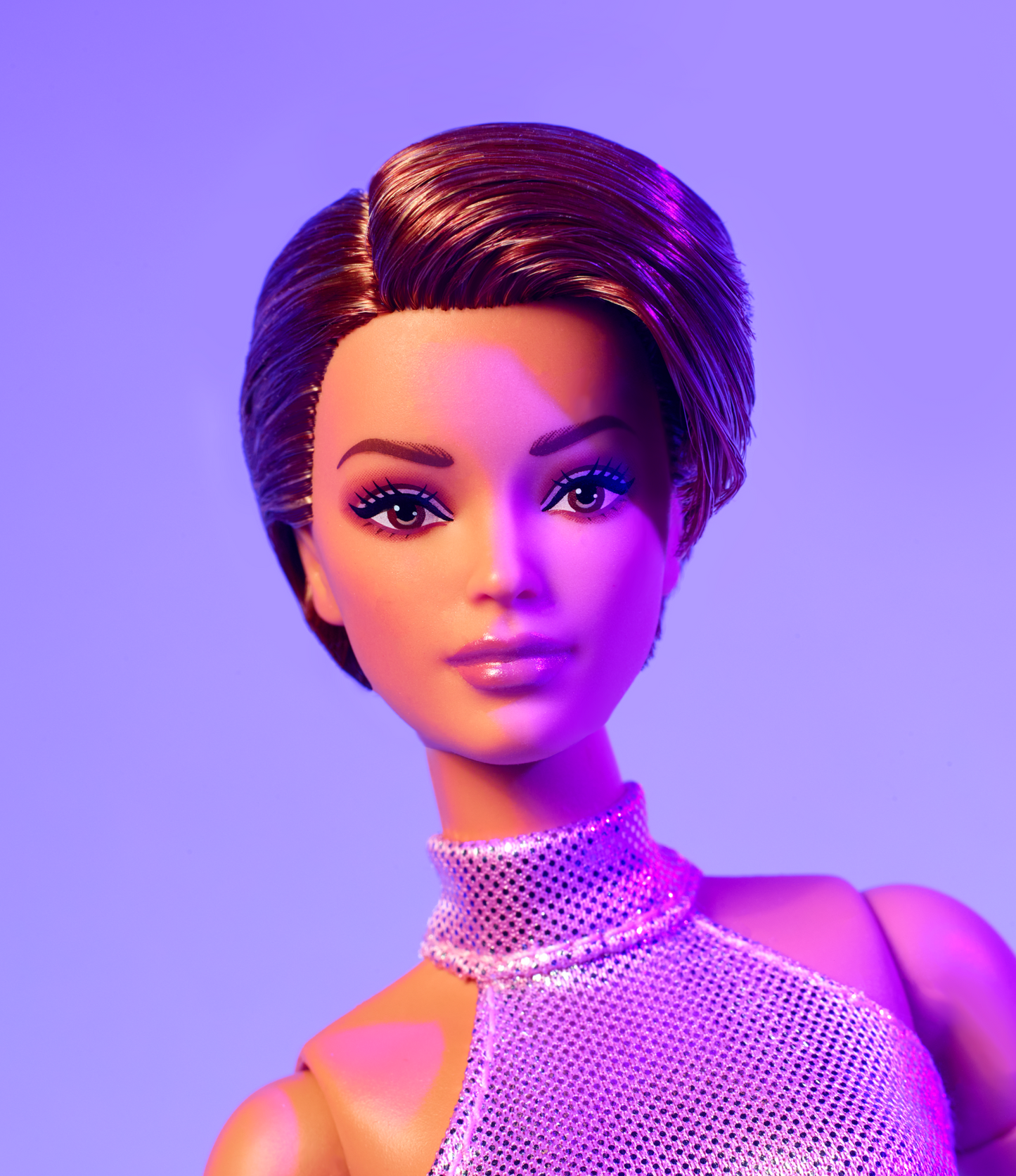 Barbie-Looks-Poupée de Collection N22, Coupe Garçonne et Combinaison