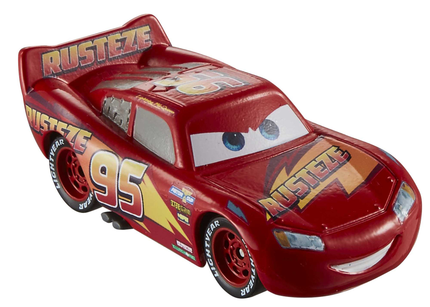 Cars de Disney y Pixar Diecast Vehículo de Juguete Rayo McQueen Rusteze