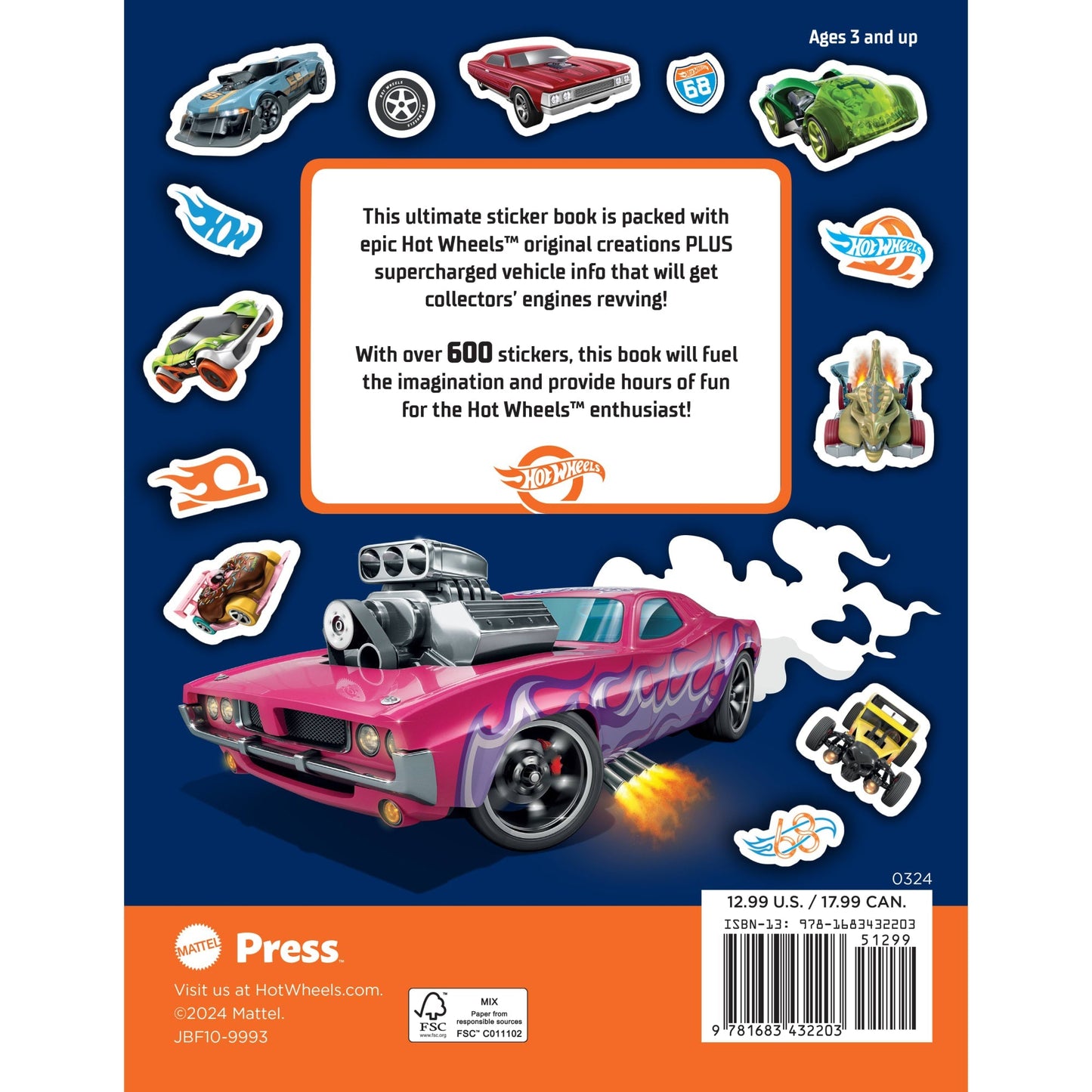 Hot Wheels: Giant Sticker Book