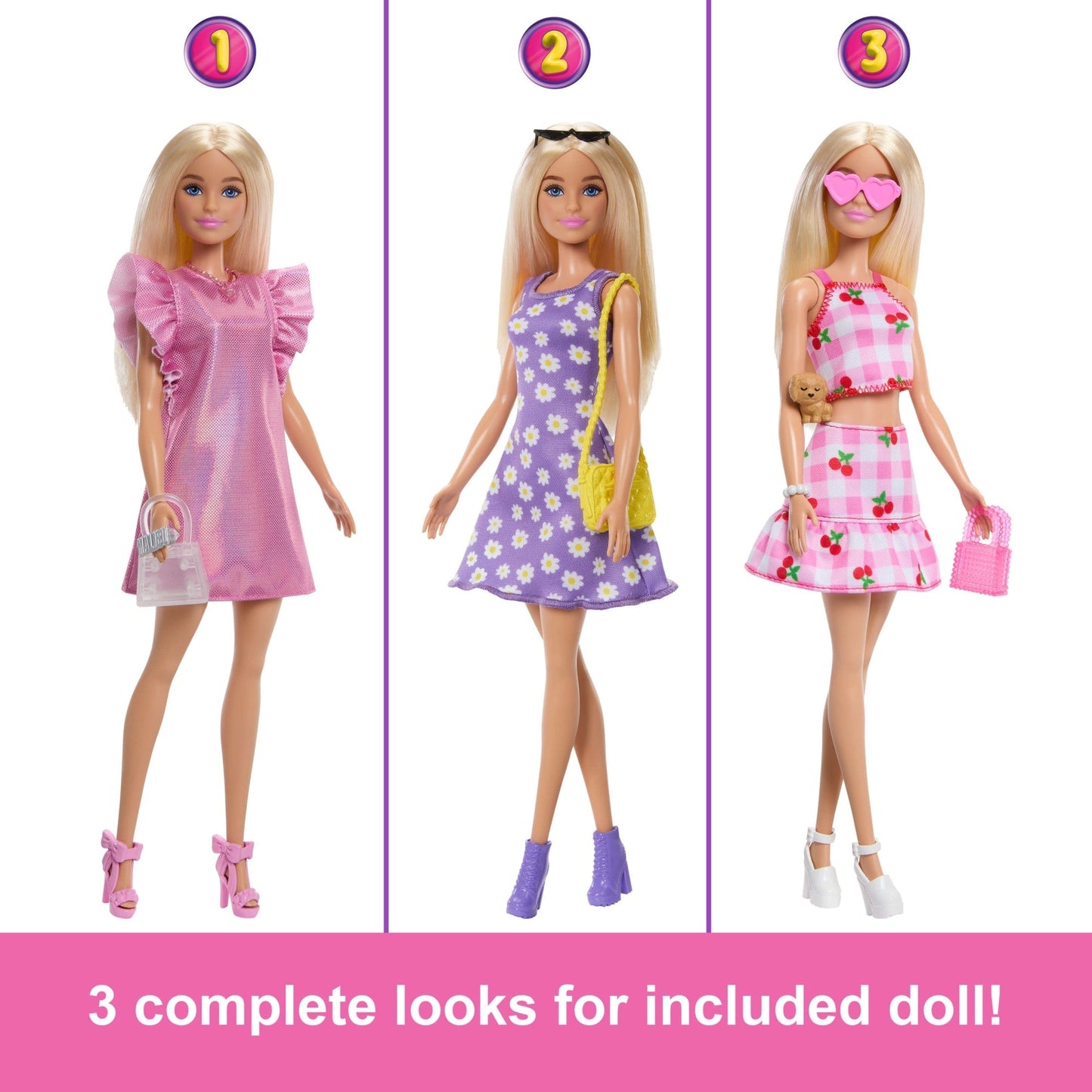 Barbie Dream Closet Toy Playset With Fashion Doll, CloThes, & Accessories, 3-Ft-Wide With 25+ Pieces