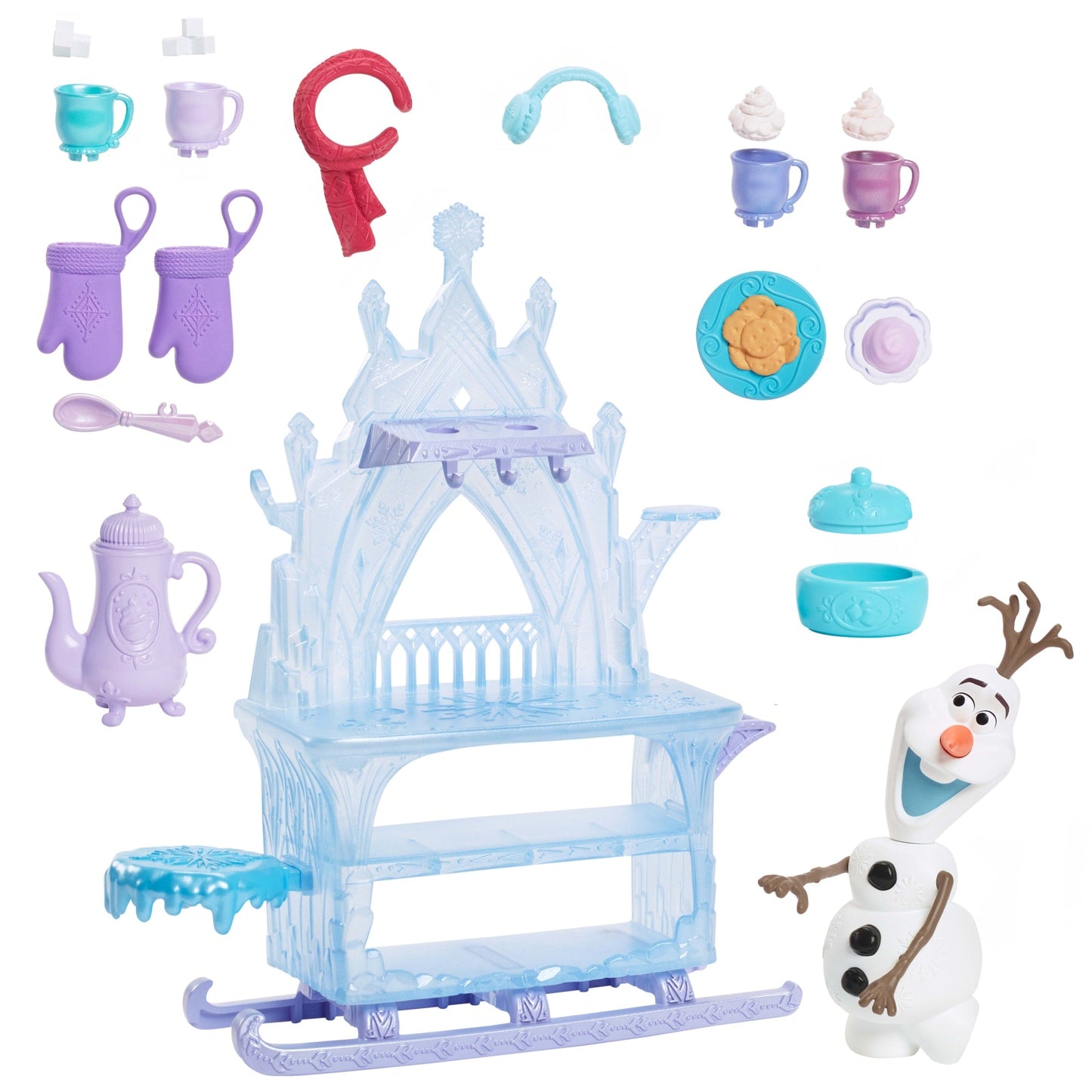 Disney Frozen Olaf Treat Sled Playset With Olaf Doll & 15+ Accessories,