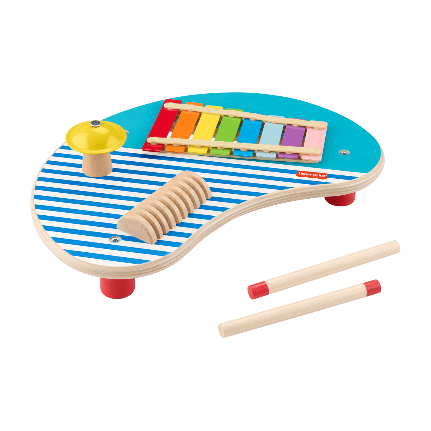 Fisher-Price Brinquedo para Bebês Mesa de Atividades Musicais de Madeira