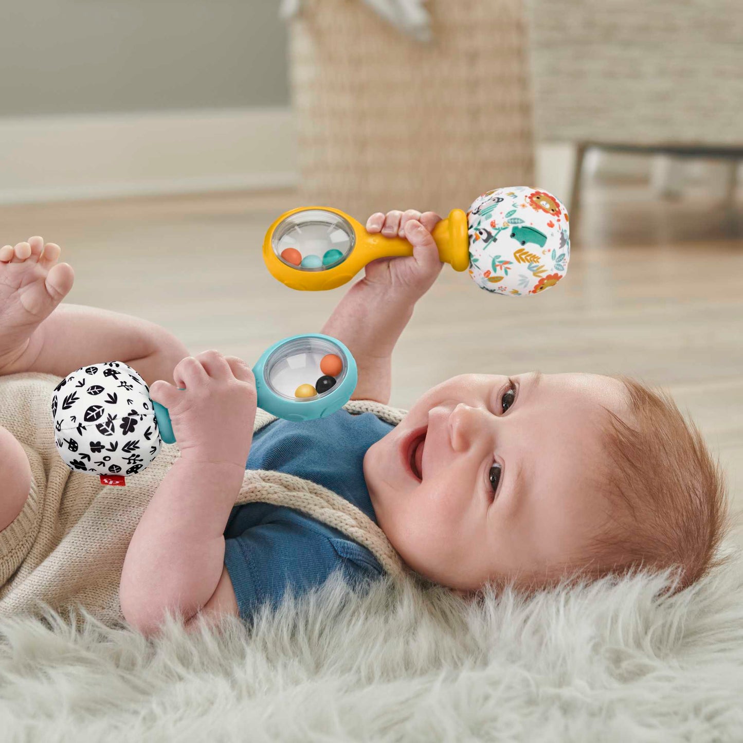 Fisher-Price  Mes Premières Maracas, ens. de 2, Contraste Élevé