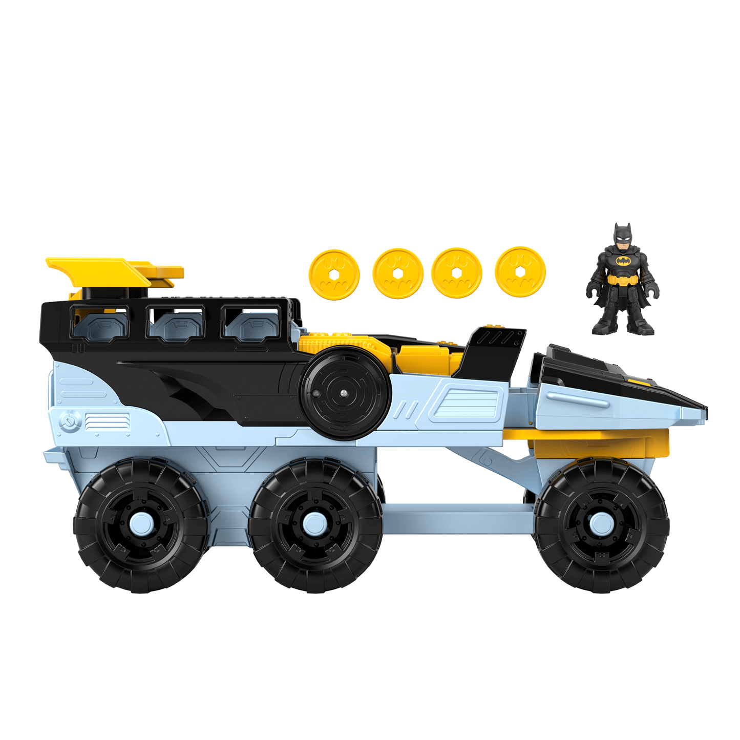 Imaginext DC Super Friends Vehículo de Juguete Mega Batimóvil