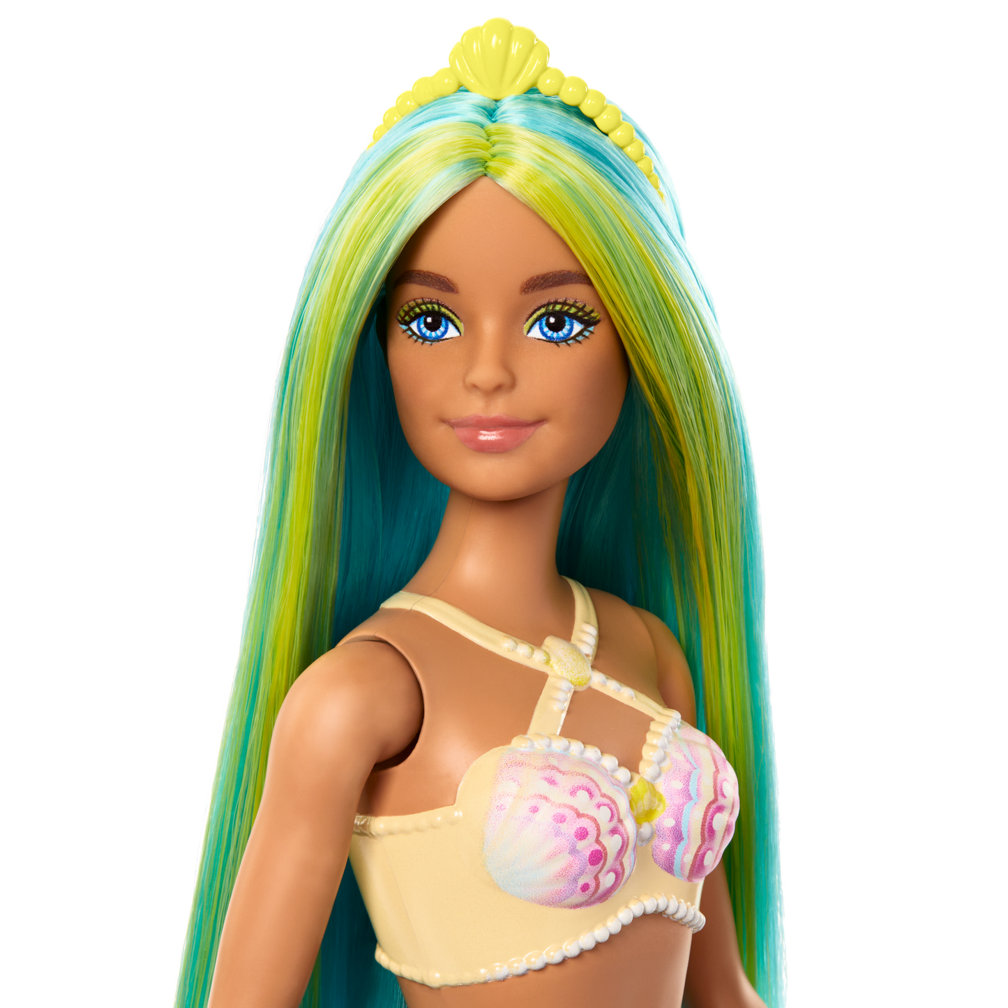 Barbie Fantasia Boneca Sereia com Cabelo Verde e Azul