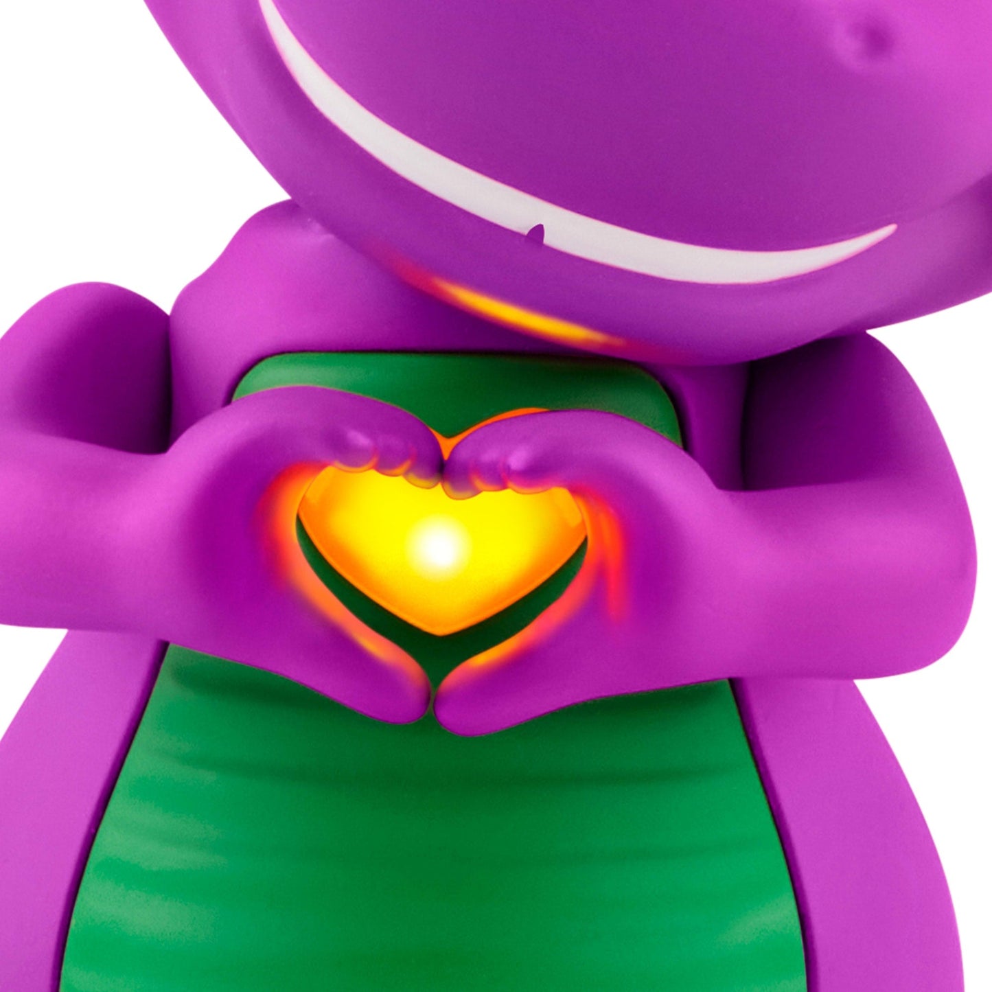 Figurine Jouet Barney Mains en Cur Le Monde de Barney de Fisher-Price Avec Musique et Lumières Pour enfants