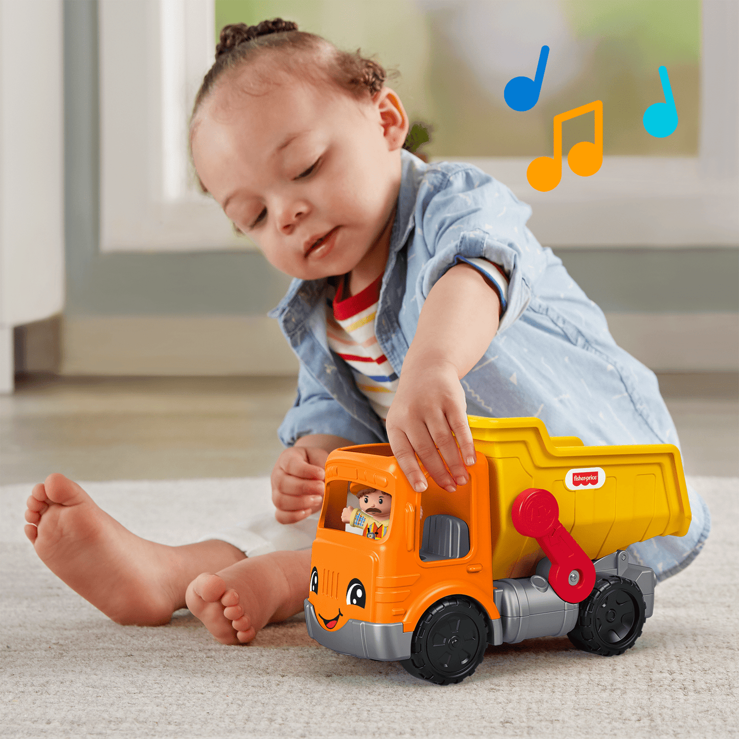 Fisher-Price  Little People  Camion à Benne Travail en Équipe