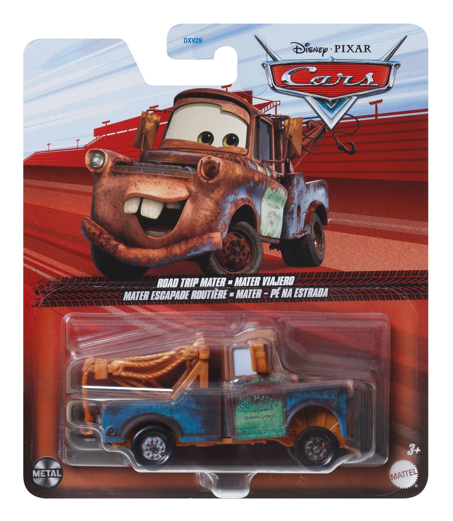 Carros da Disney e Pixar Diecast Veículo de Brinquedo Road Trip Mate