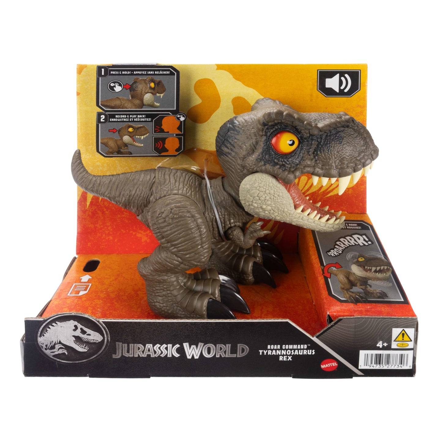 Jurassic World  Commande de Rugissements  Tyrannosaure Rex