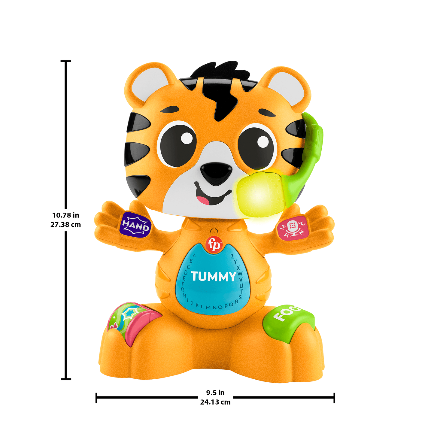 Fisher-Price Brinquedo para Bebês Esquadrão Musical Tigre Cante Comigo