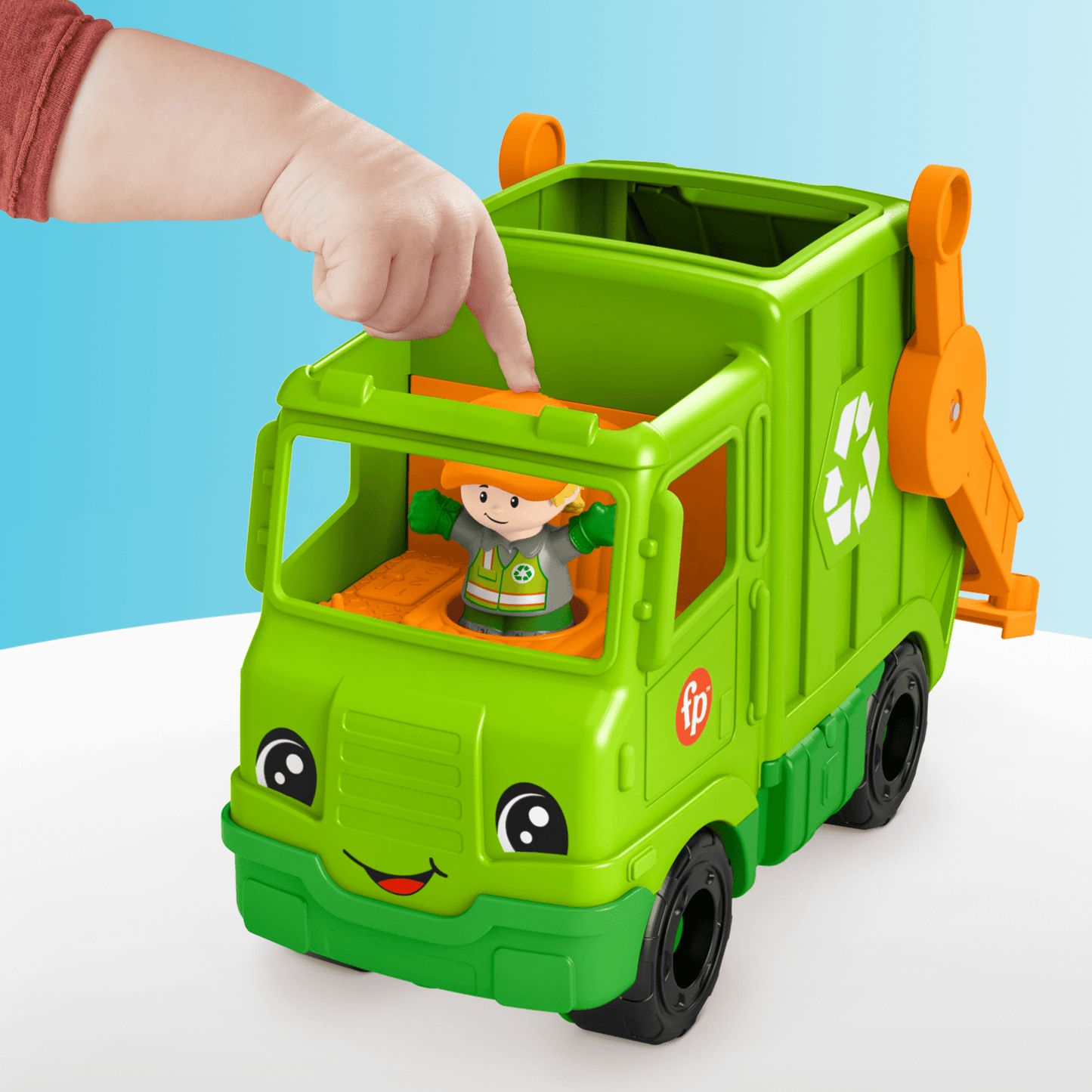 Fisher-Price  Little People  Camion de Recyclage Musical, 5Éléments