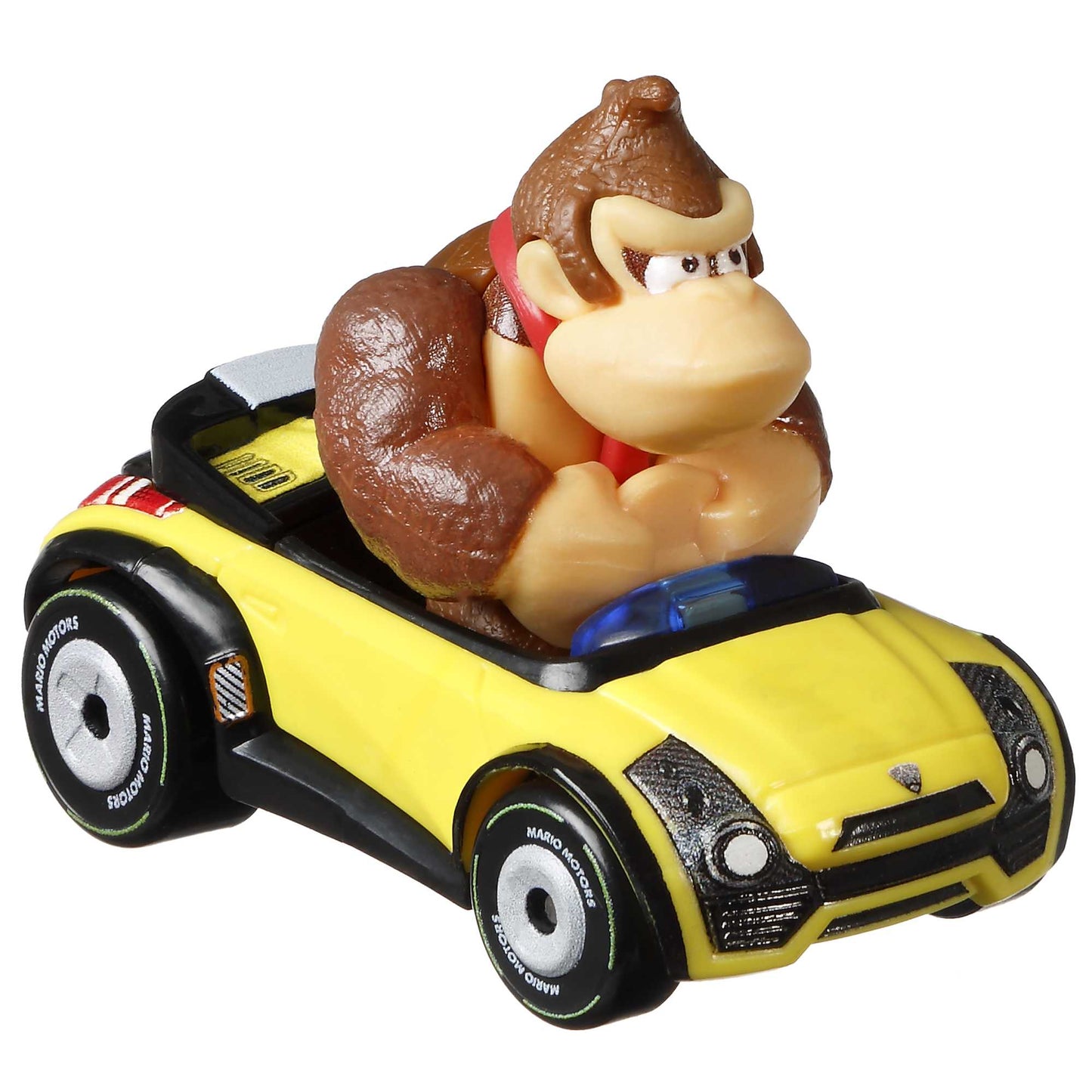 Hot Wheels Mario Kart Vehículo de Juguete Paquete de 4 con Mario, Donkey Kong, Luigi y Dry Bones