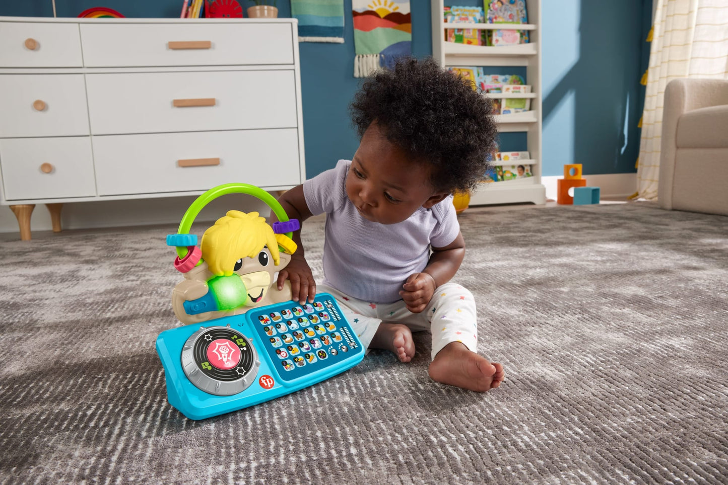 Fisher-Price Juguete para Bebés Escuadrón Musical Búfalo Primeras Palabras