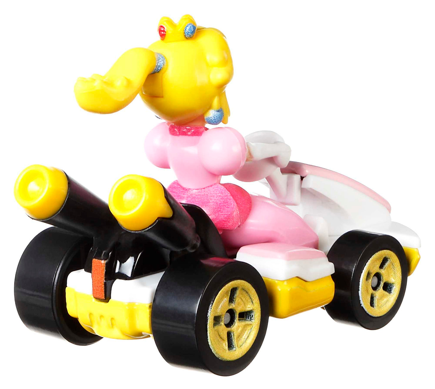 Hot Wheels Mario Kart Vehículo de Juguete Princesa Peach Estándar Kart