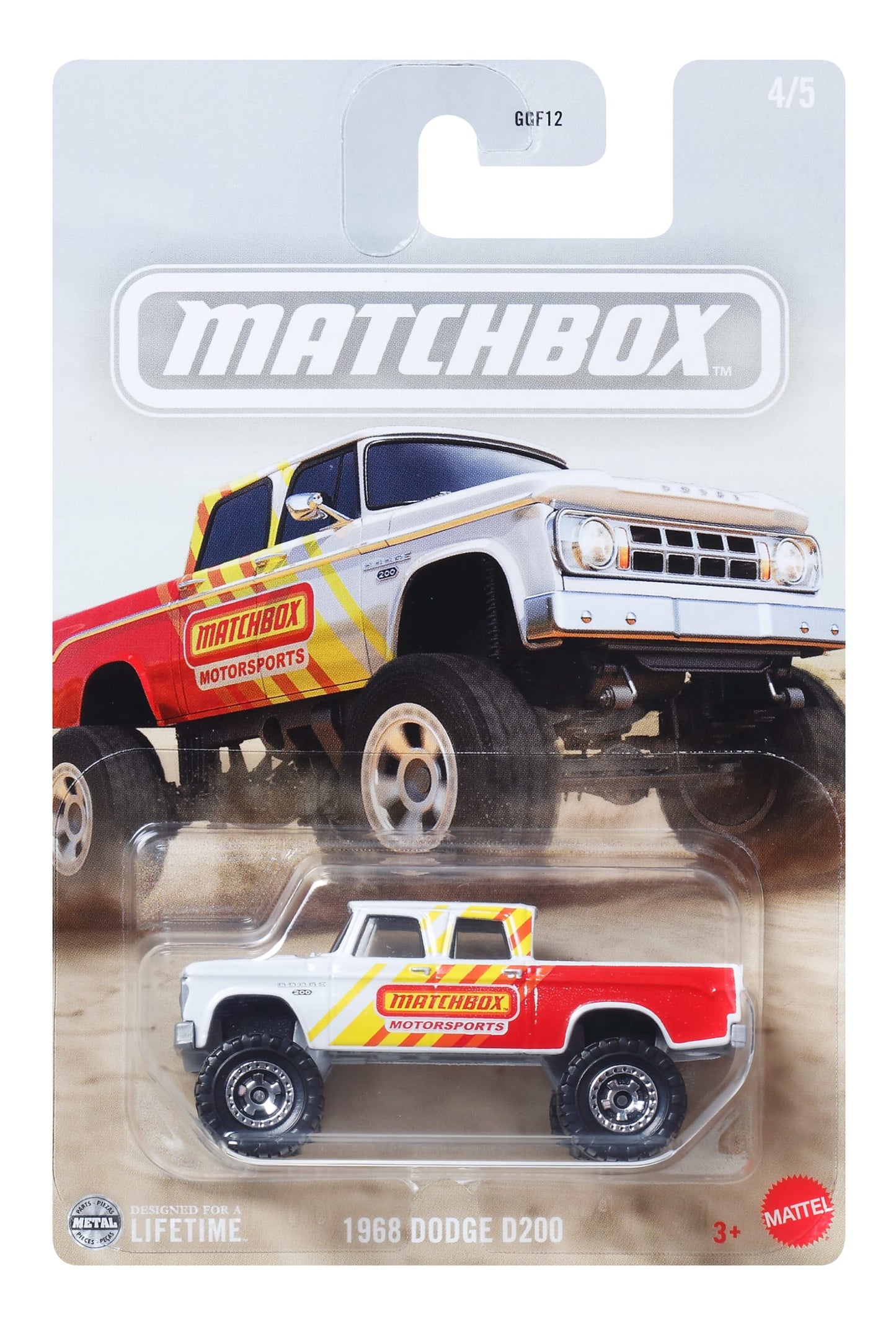 Matchbox Diecast Vehículo de Juguete 68 Dodge Pickup
