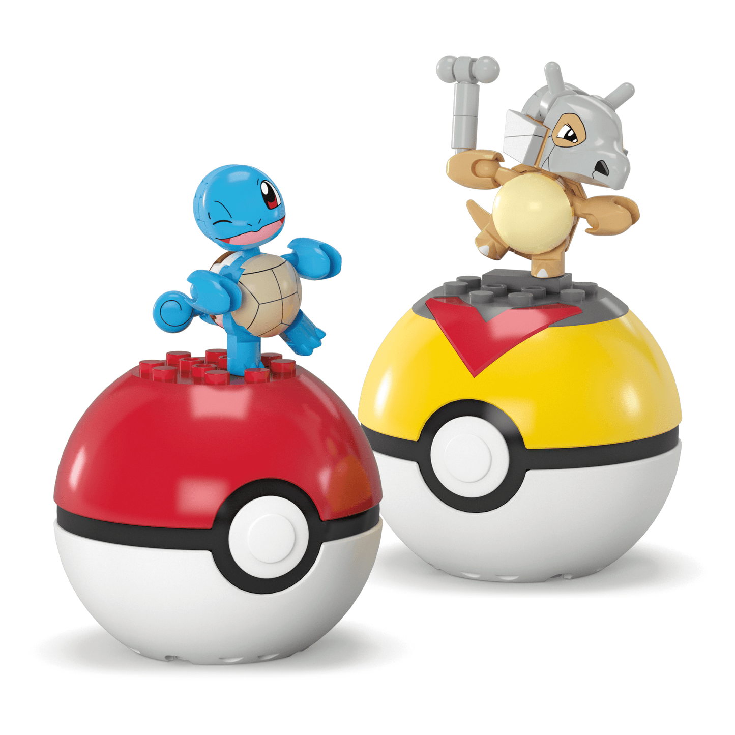 MEGA Pokémon Poké Ball Building Toy Kits With 2 Action Figures (45 Pieces) For Kids