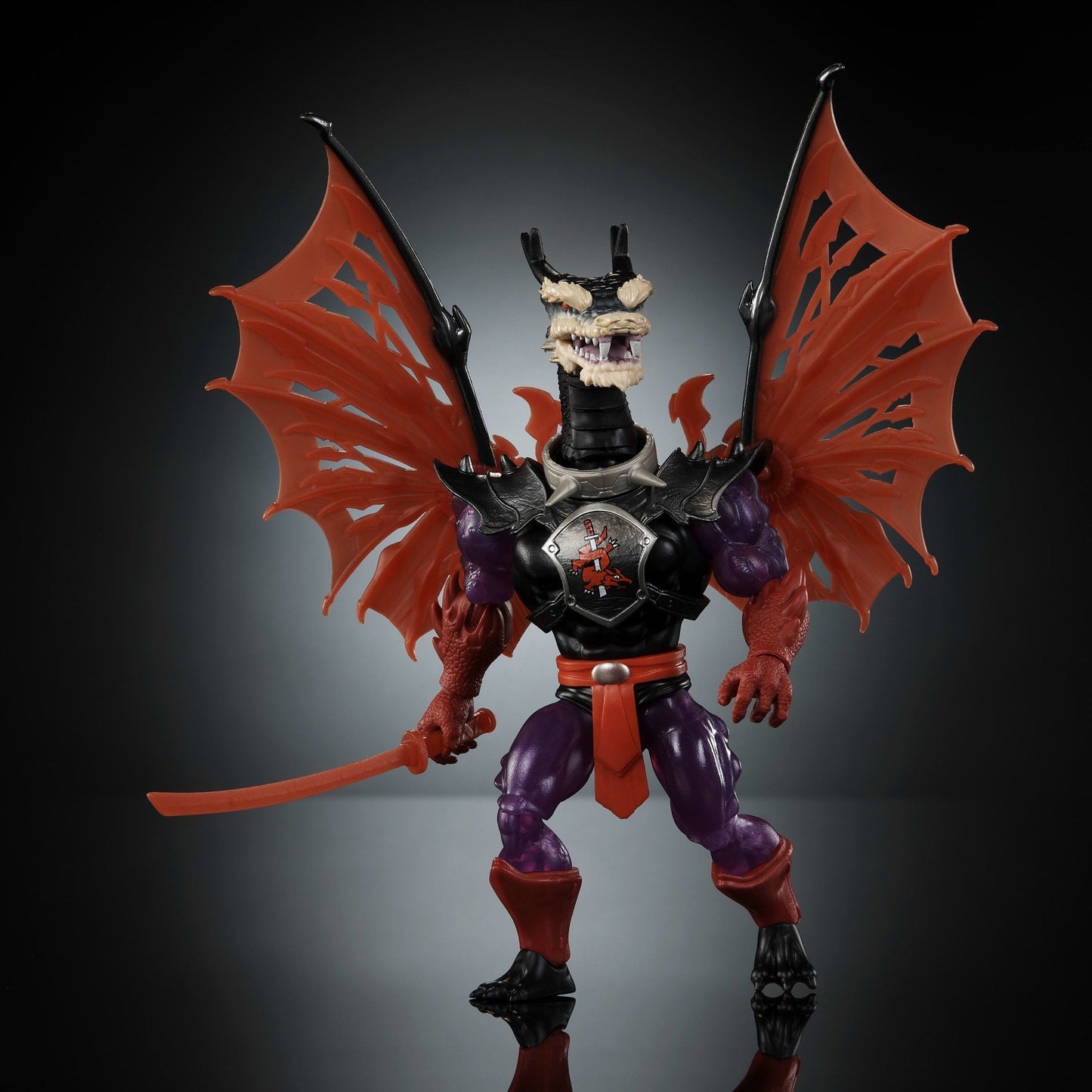 Masters of the Universe Tartarugas of Grayskull Figura de Ação Mutated Ninjor de 5.5 polegadas