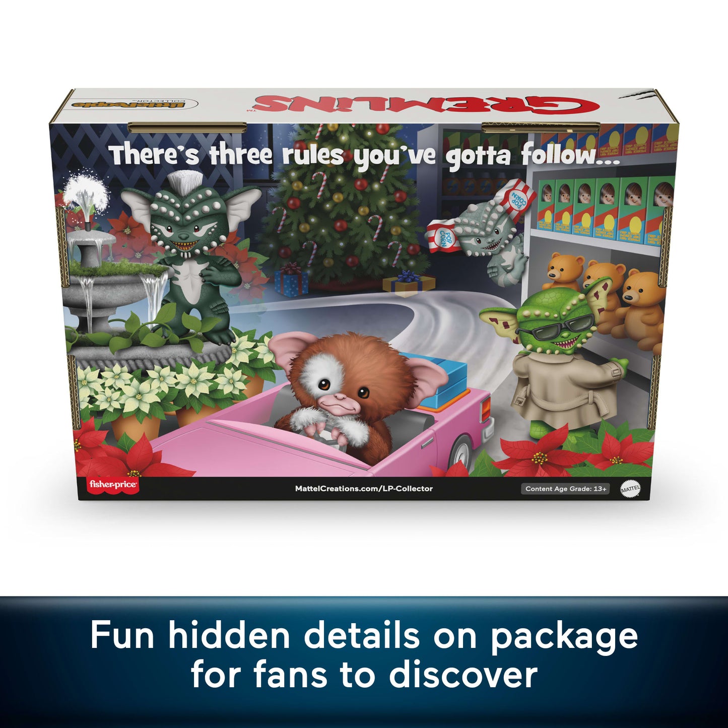 Little People Collector Gremlins Movie Special Edition Set For Adults & Fans, 4 Figures