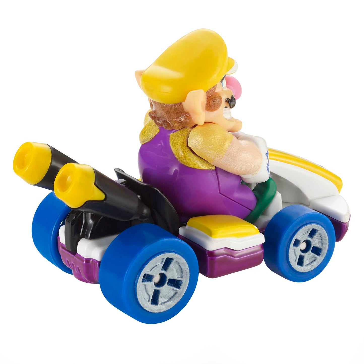 Hot Wheels Mario Kart Veículo de Brinquedo Kart Padrão Wario