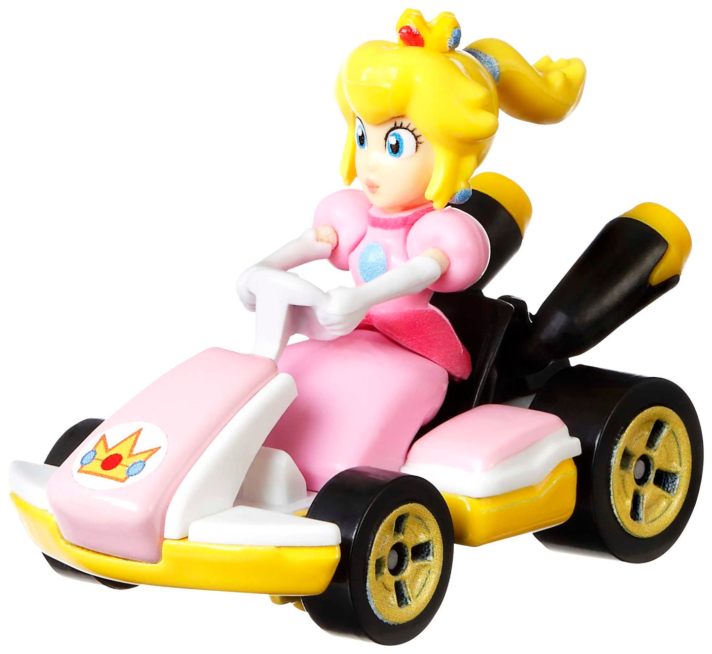 Hot Wheels Mario Kart Vehículo de Juguete Princesa Peach Estándar Kart