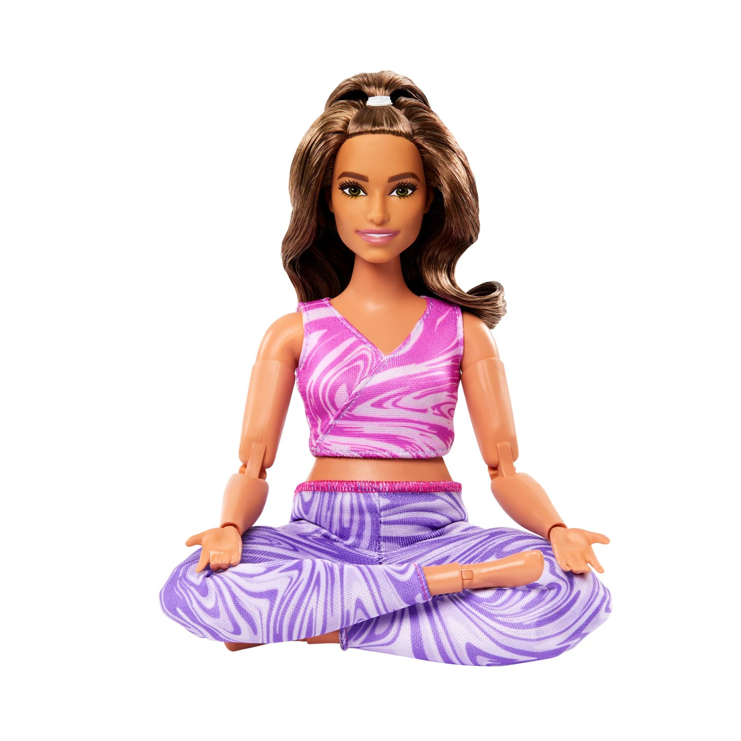 Barbie-Poupée Barbie Fitness-Poupée Articulée Avec Tenue Amovible