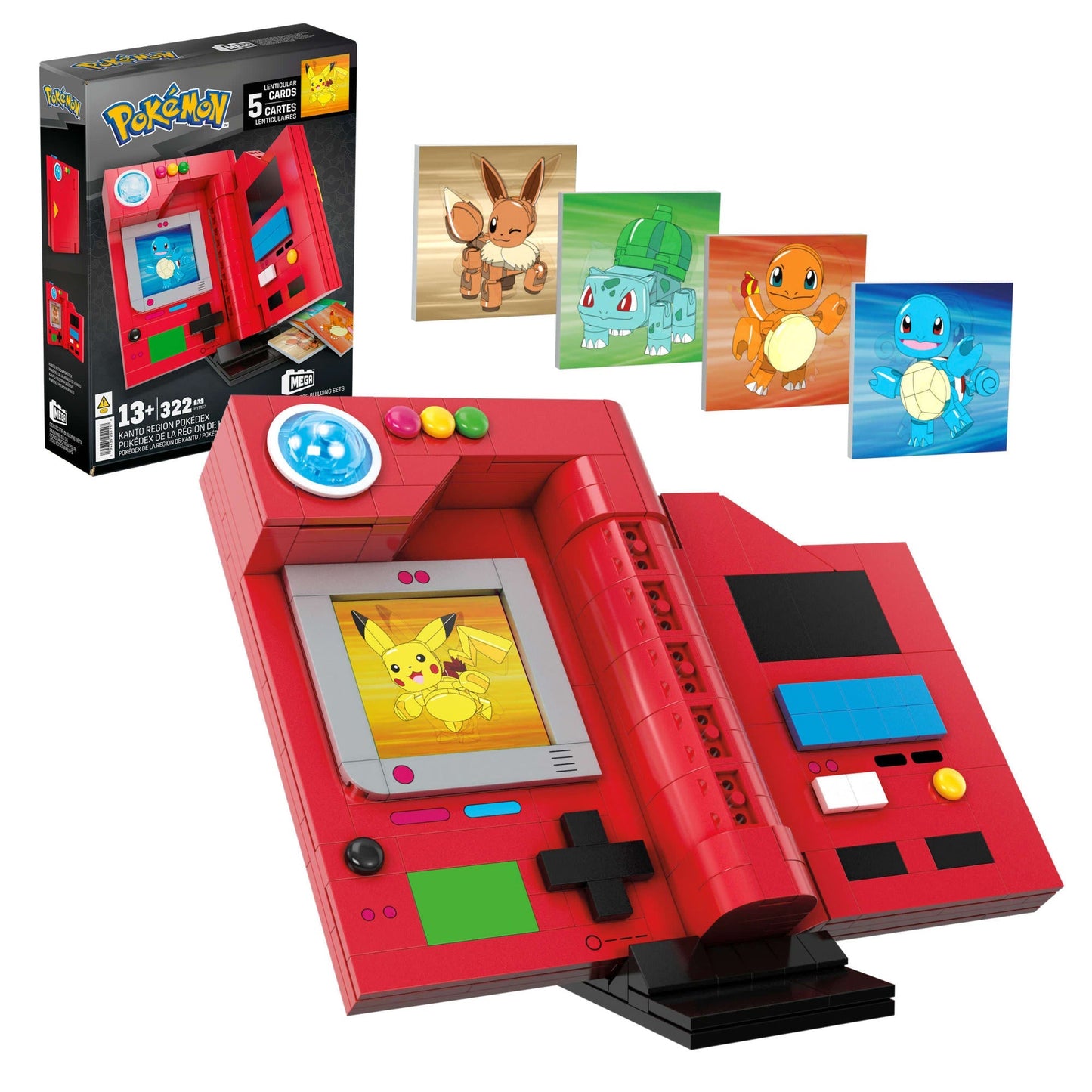 Mega-Pokémon-Pokédex de La Région de Kanto-322Pièces