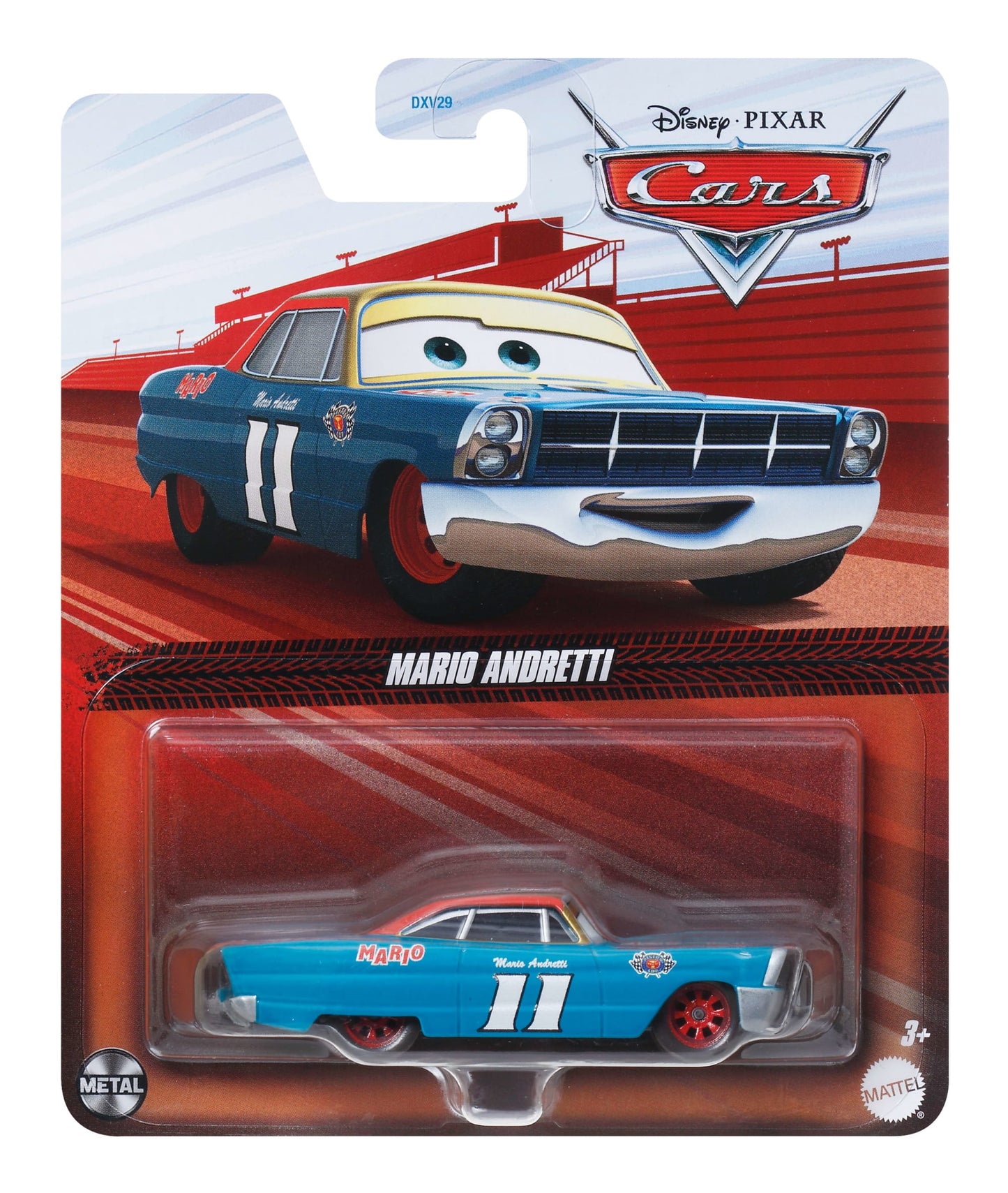 Carros da Disney e Pixar Diecast Veículo de Brinquedo Mario Andretti
