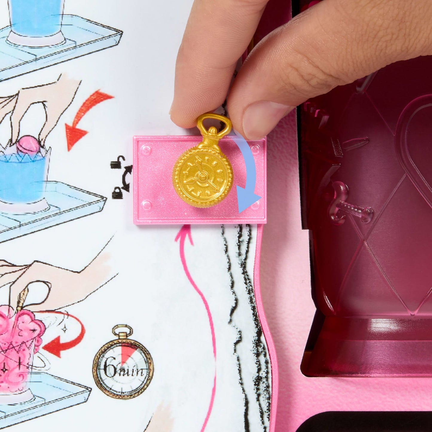 Disney's Descendants: The Rise Of Red The Sorcerer's Cookbook Doll & Playset, Surprise Reveals