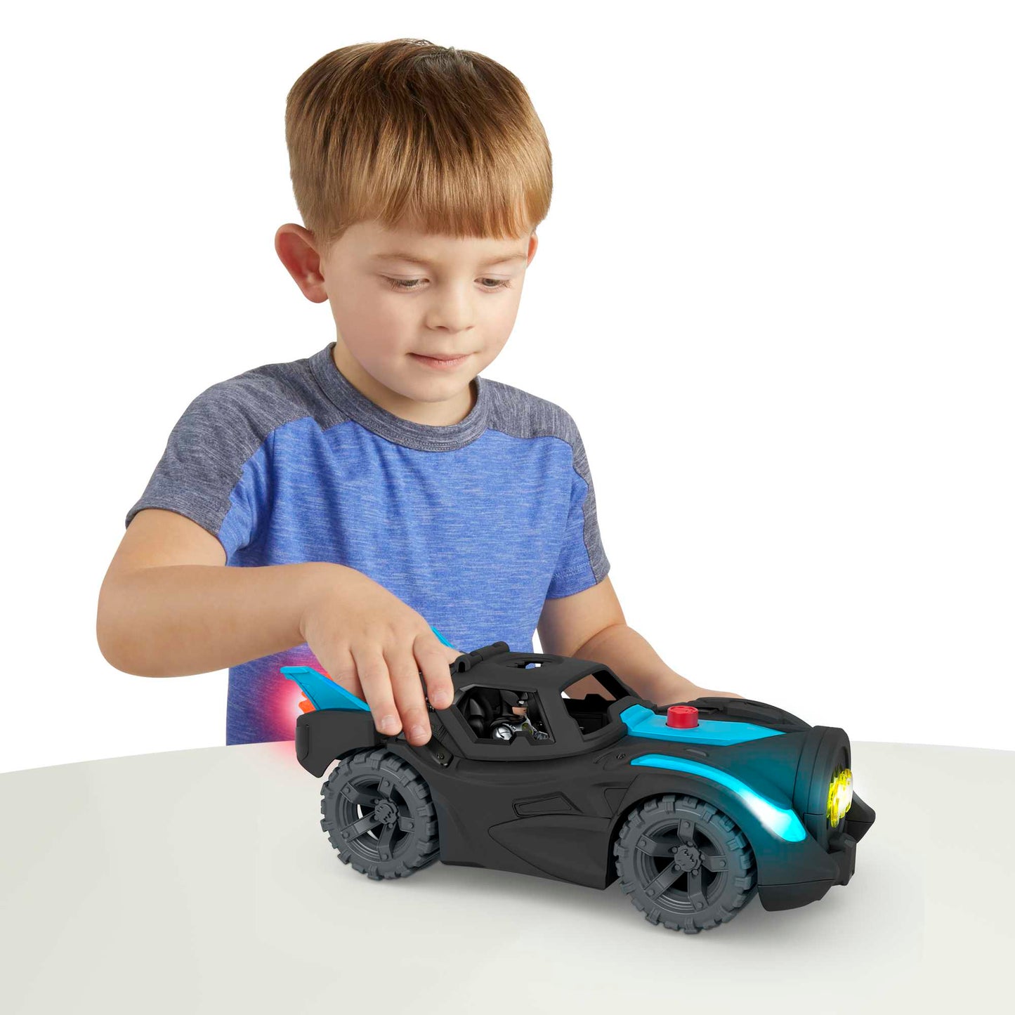 Imaginext DC Super Friends Vehículo de Juguete Batimóvil Luces y Sonido