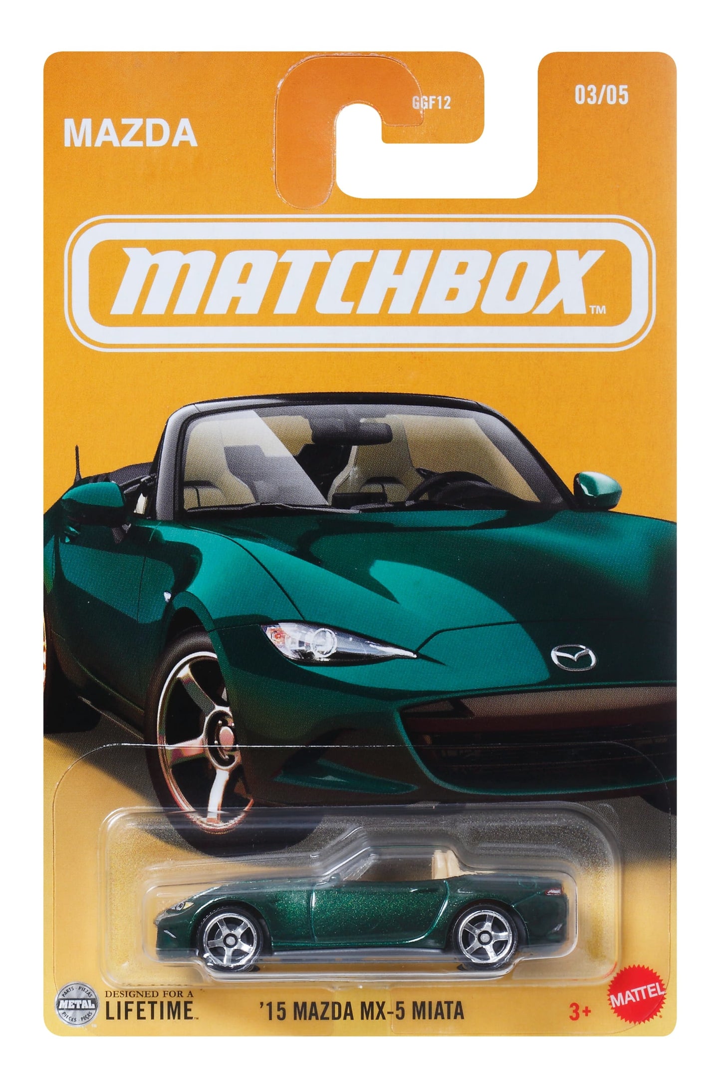 Matchbox Diecast Vehículo de Juguete Mazda MX-5 Miata
