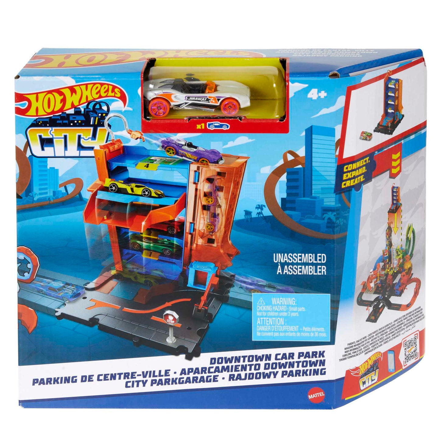 Hot Wheels City Pista de Brinquedo Garage Altura Dupla