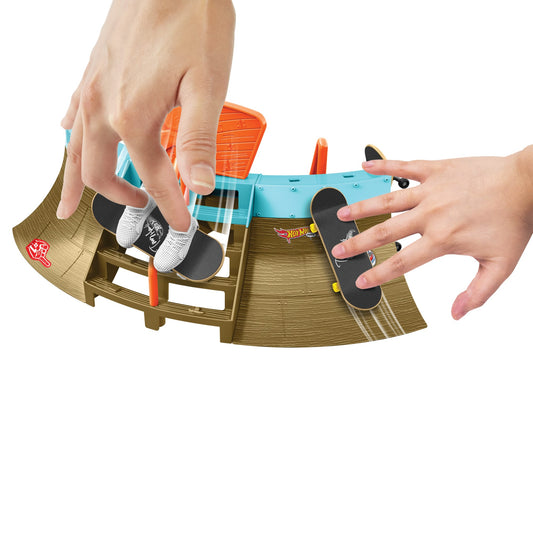 Hot Wheels Skate Pista de Juguete Set Estadio Tony Hawk