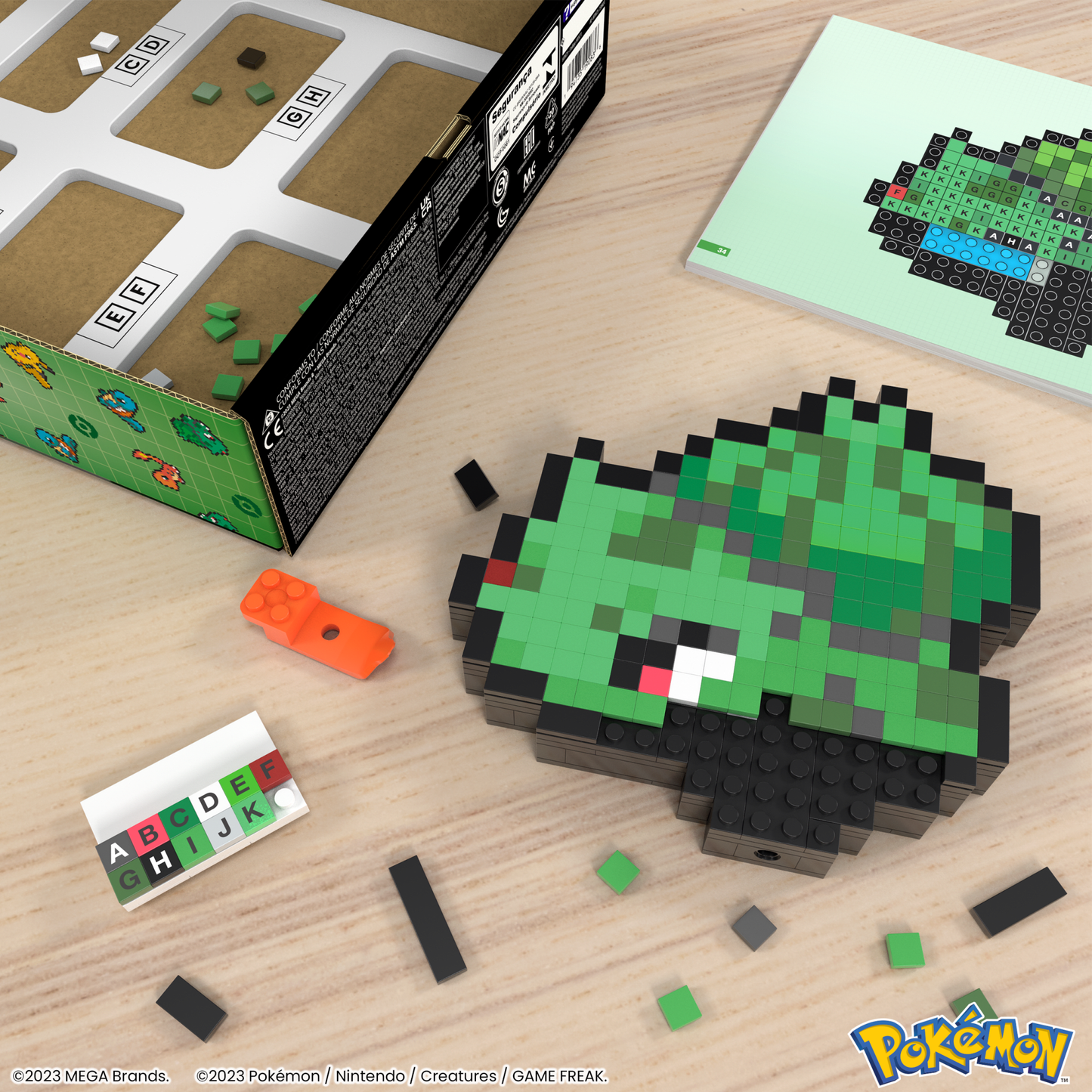 MEGA Pokémon Juguete de Construcción Bulbasaur Píxel
