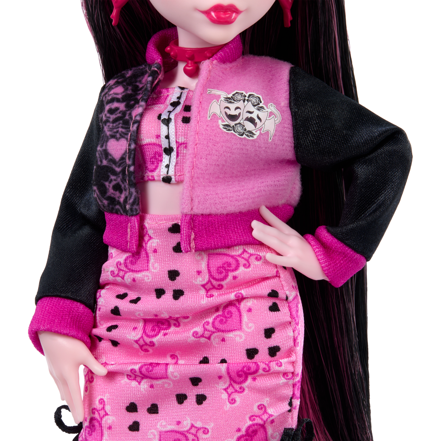 Monster High Fearbook Draculaura Fashion Doll With Jacket, Yearbook, And Movie Club Accessories