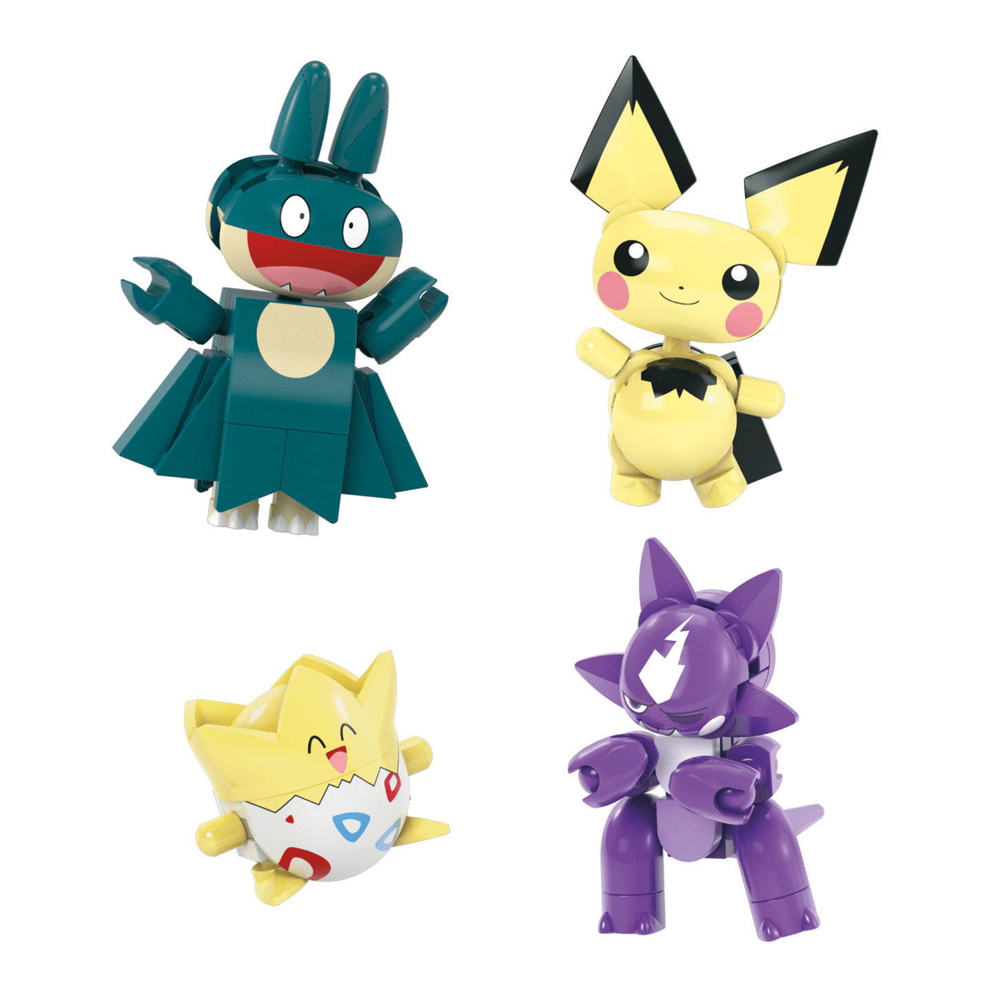 Mega  Pokémon  Figurines Articulées  Coffret de 8 Pour Dresseur