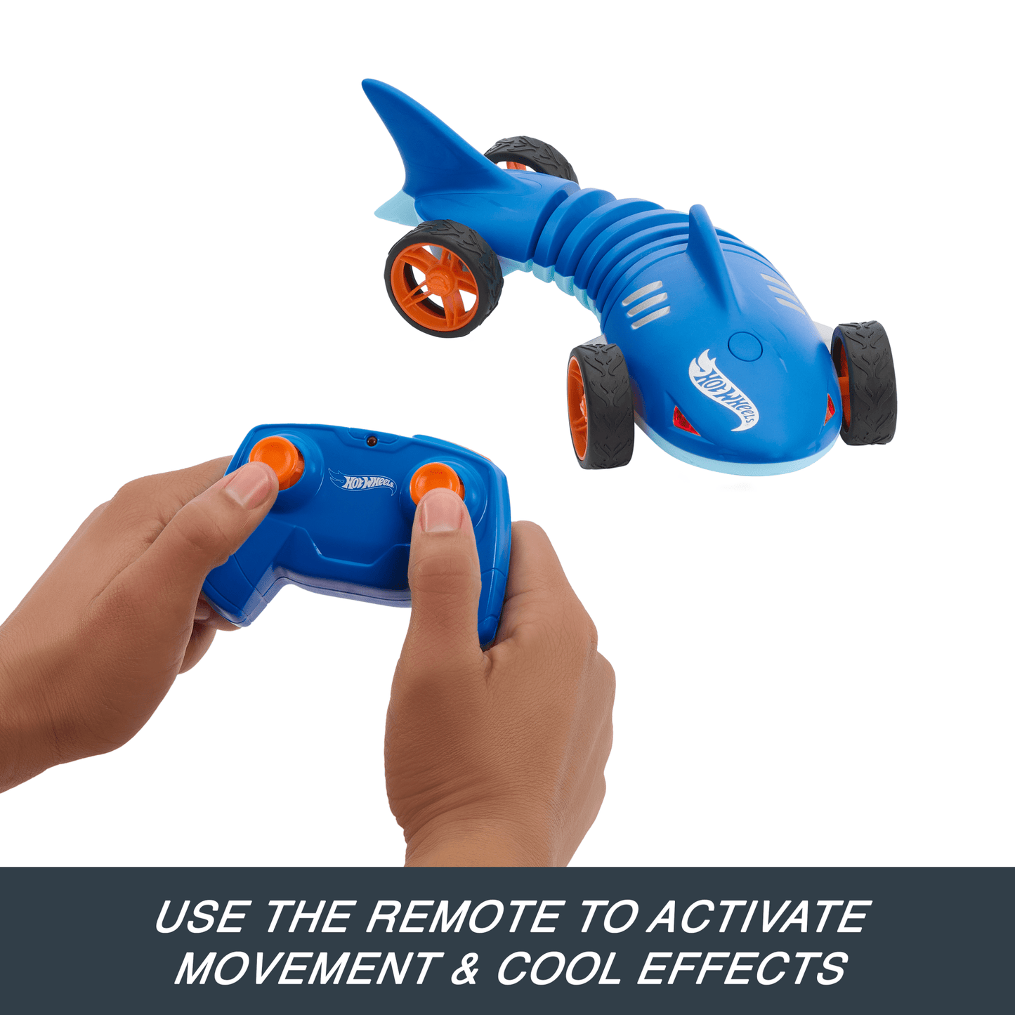 Hot Wheels RC 1:15 Scale Shark Speeder, Battery-Powered Remote-Control Vehicle