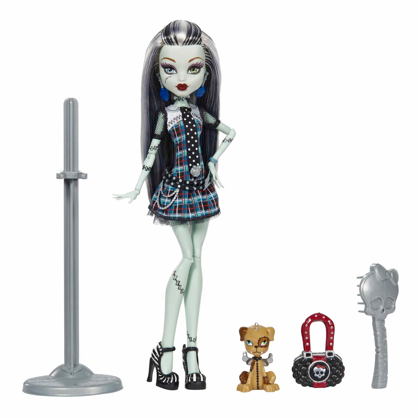 Monster High Frankie Stein Reproduction Doll With Doll Stand & Accessories