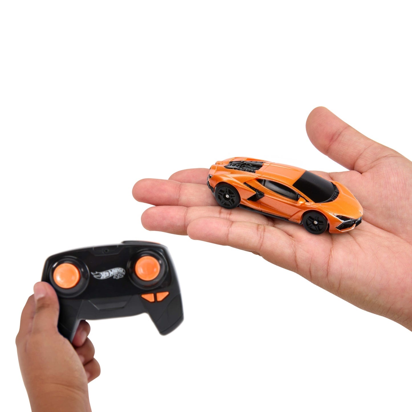 Hot Wheels RC 1:64 Scale Lamborghini Revuelto, Battery-Powered Remote Control & Rechargeable Car