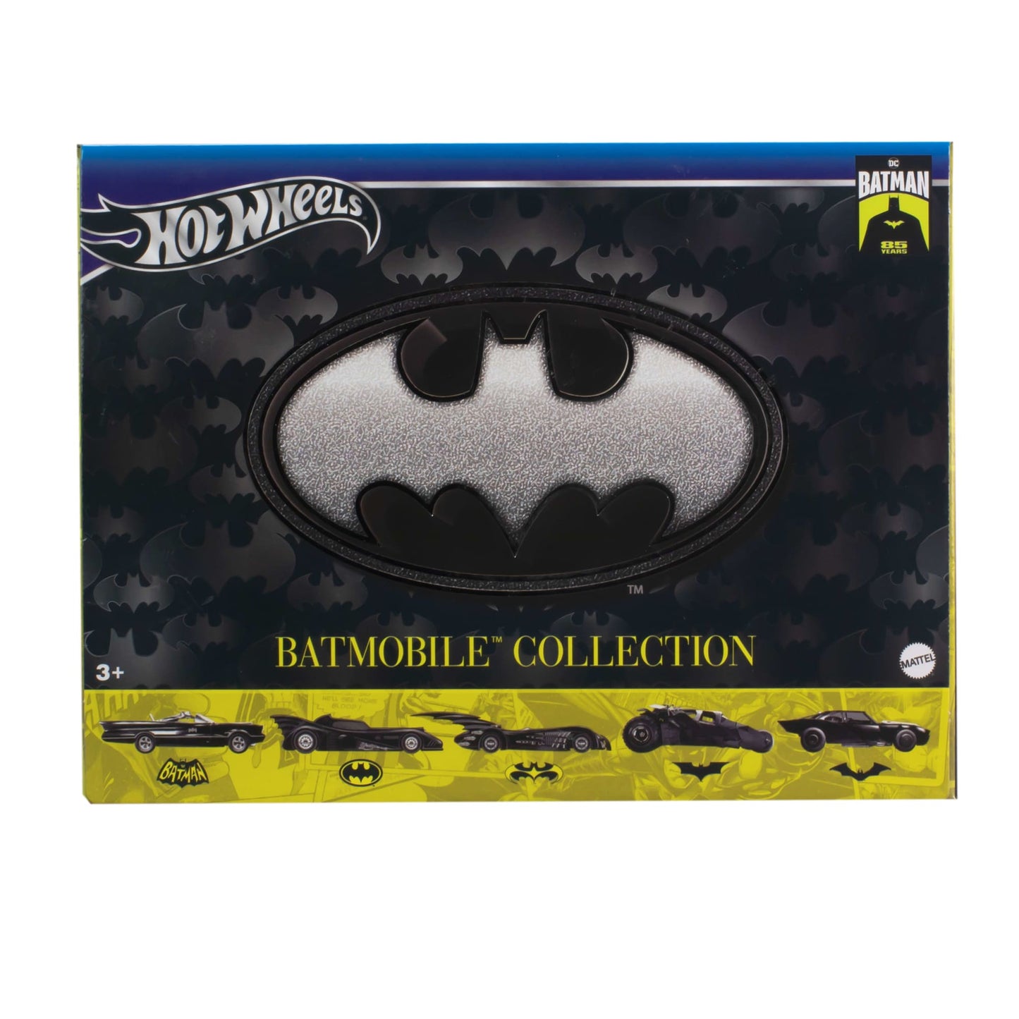 Hot Wheels 85Ème Anniversaire Batman Coffret 5 Répliques Batmobile