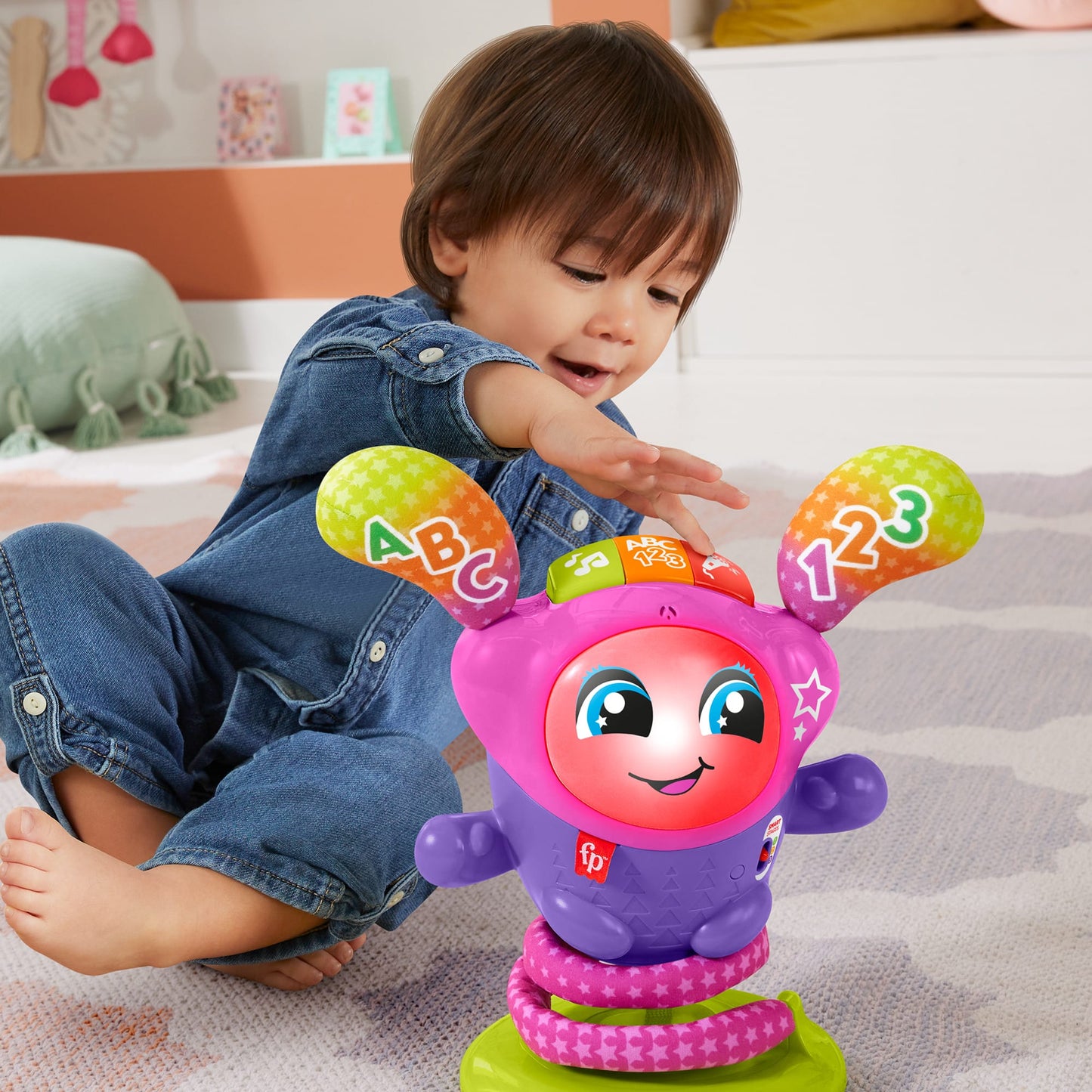 Fisher-Price Juguete para Bebés Dj Belle Salta y Aprende