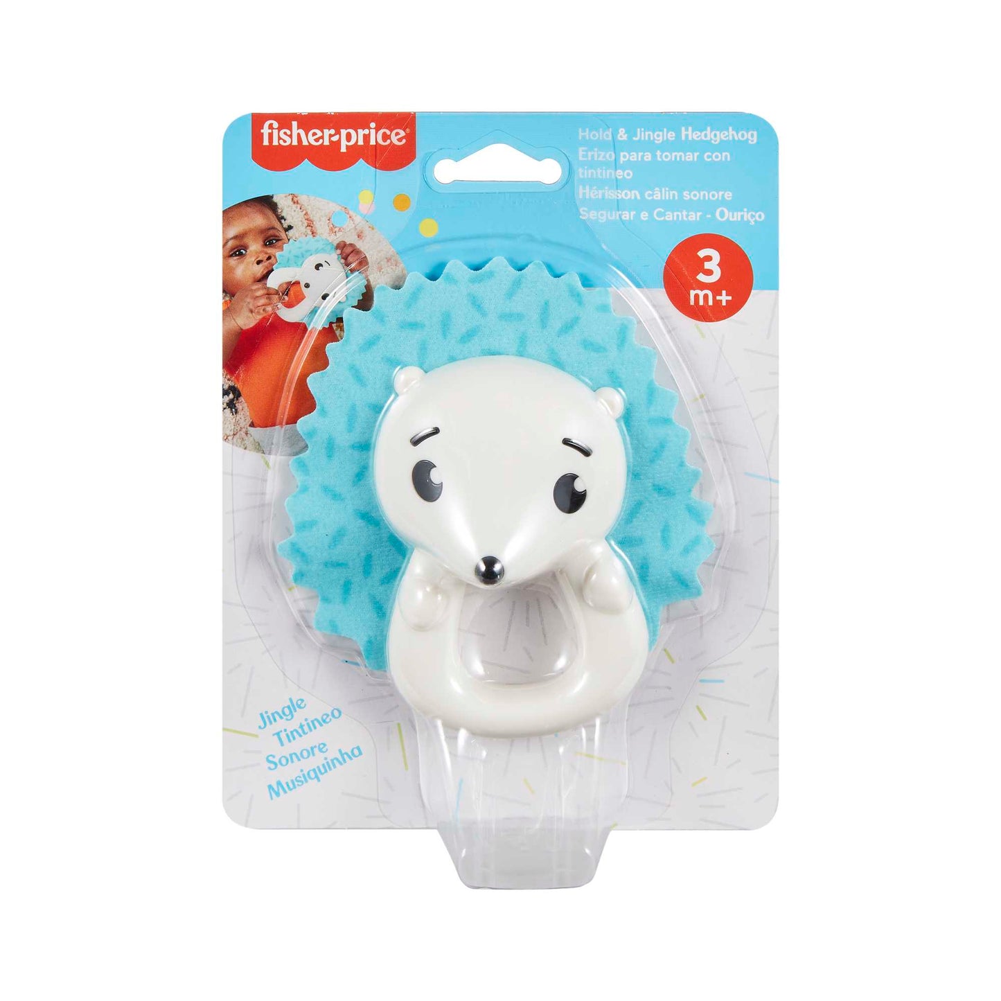 Fisher-Price Baby Sonaja para Bebés Sensimals Erizo