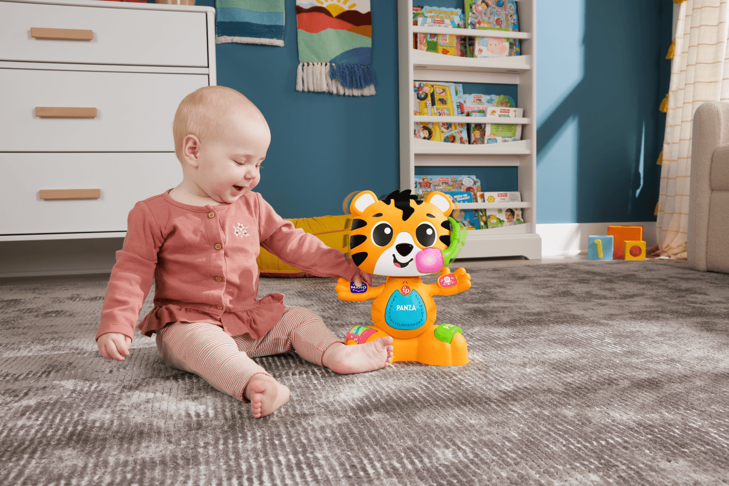 Fisher-Price Juguete para Bebés Escuadrón Musical Tigre Canta Conmigo