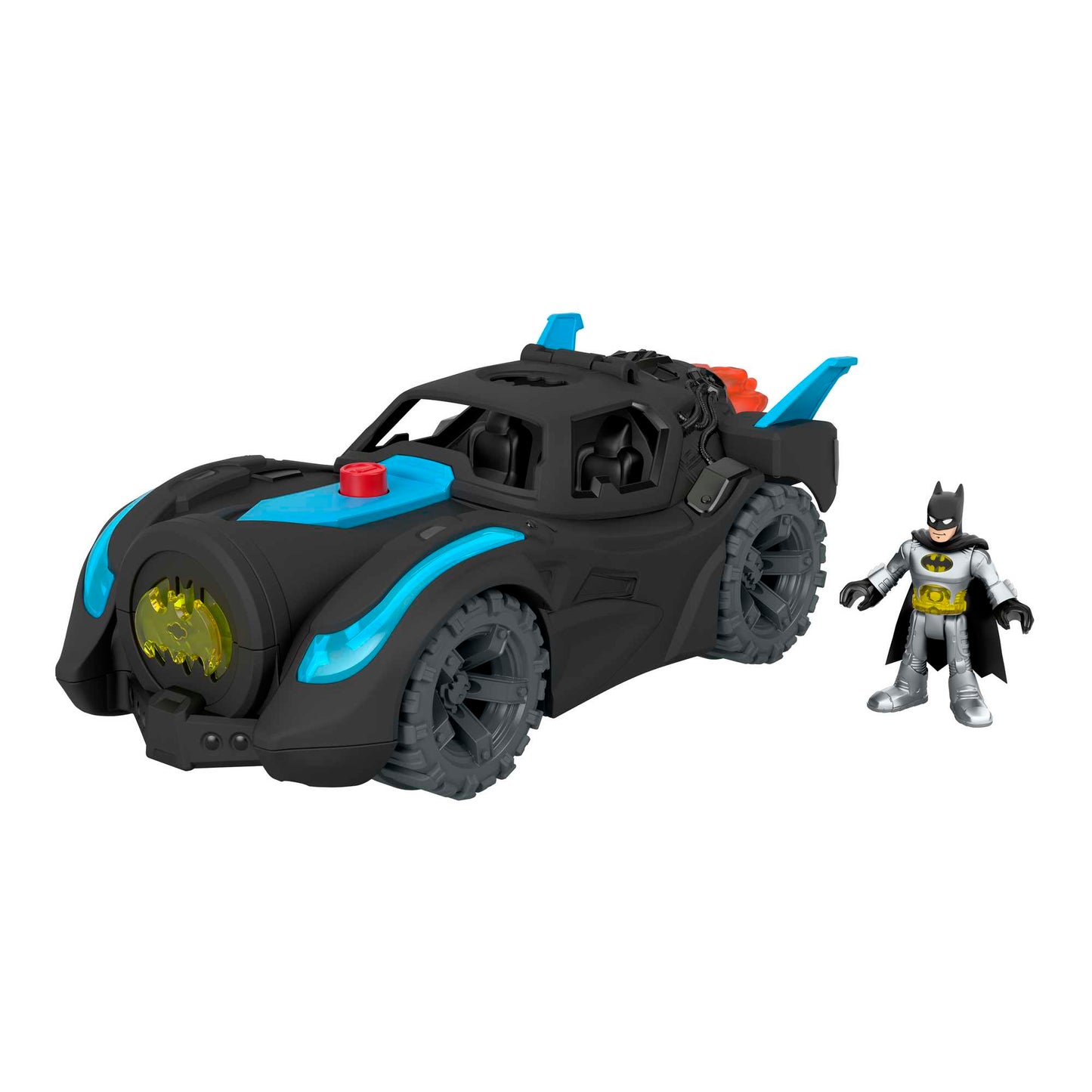 Imaginext DC Super Friends Figura de Ação Batmóvel Bat-Tech Deluxe