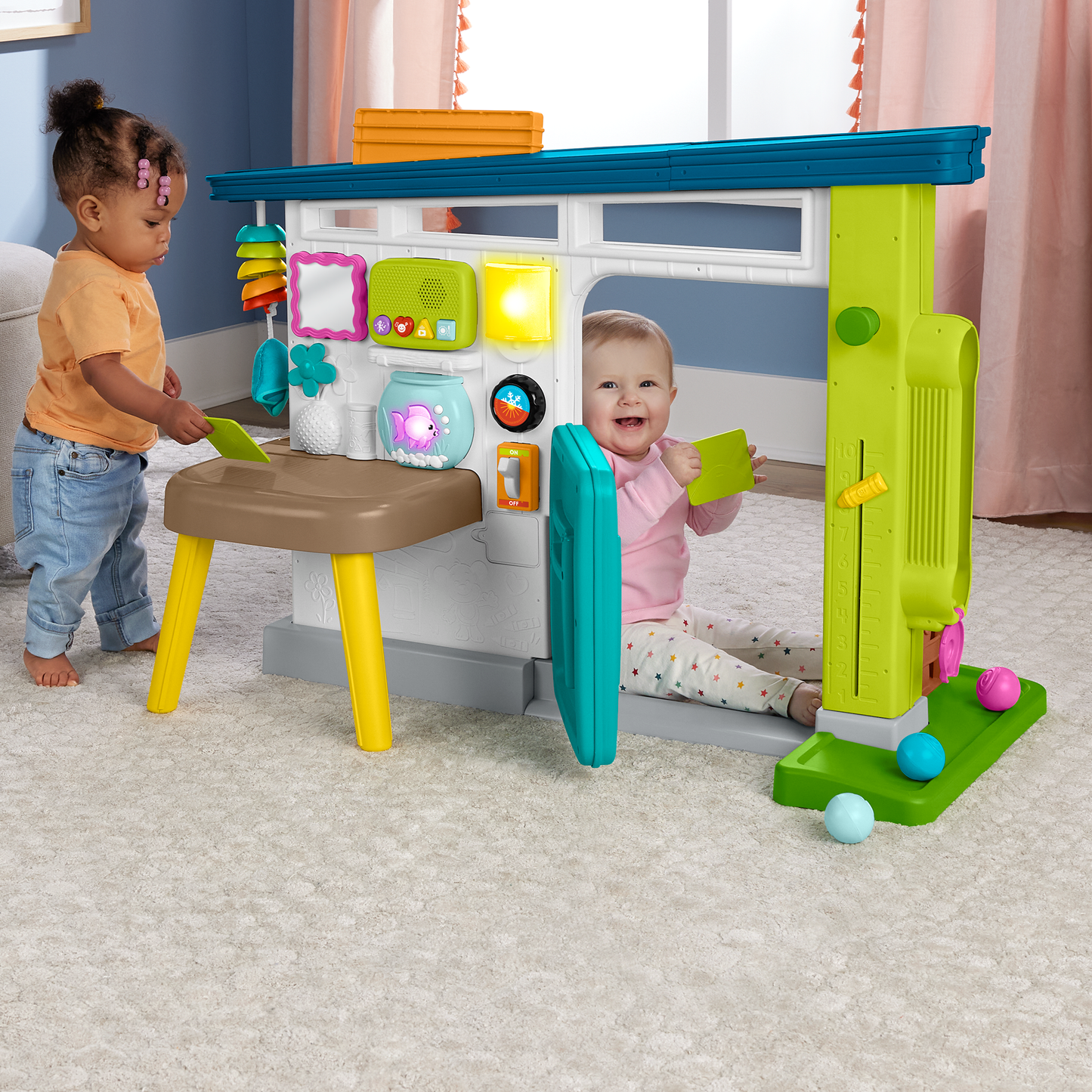 Fisher-Price Ríe y Aprende Juguete para Bebés Casa Deluxe de Aprendizaje