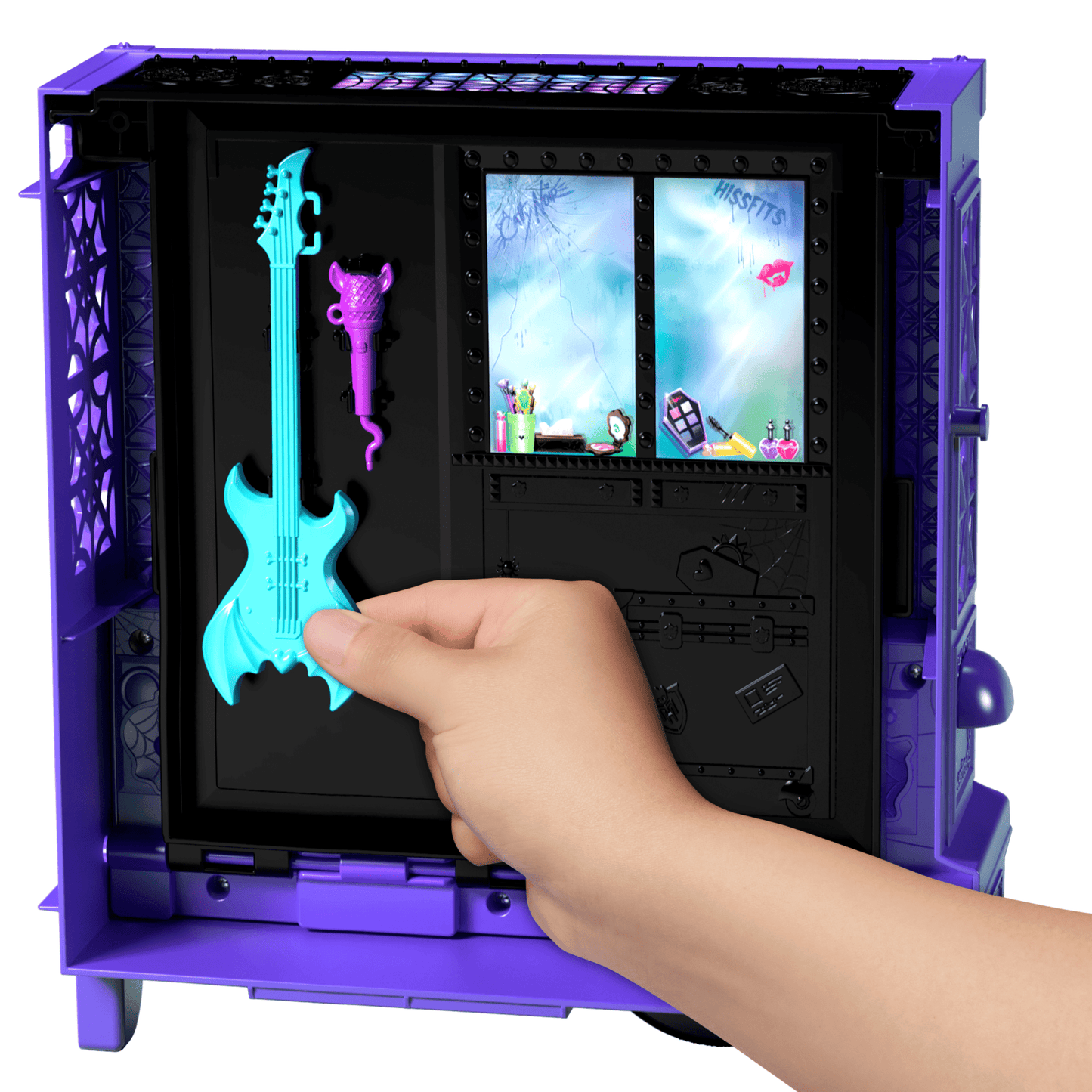 Monster High-Tour Bus Rock Sang-Sationnel-Coffret Avec Poupée et Bus