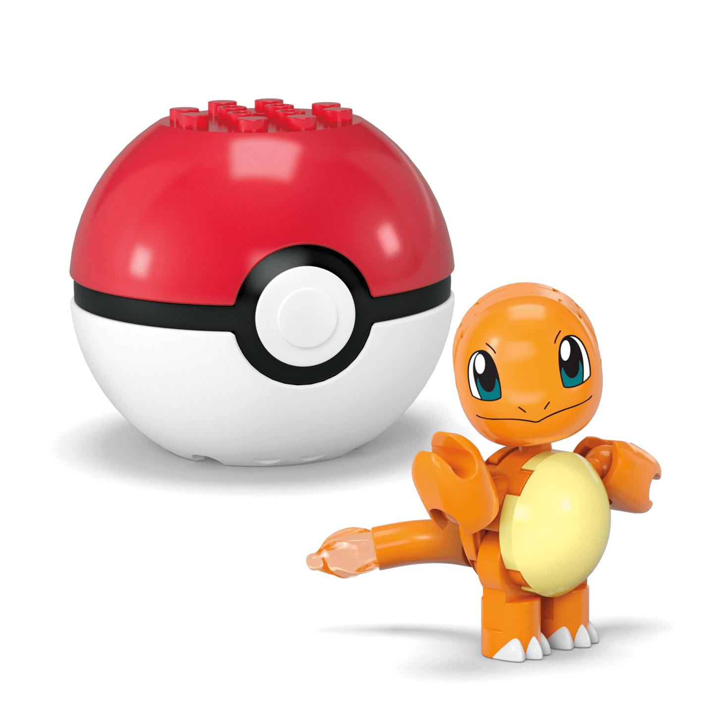 MEGA Pokémon Poké Ball 2-Pack Building Toy Kits With 2 Action Figures (40 Pieces) For Kids