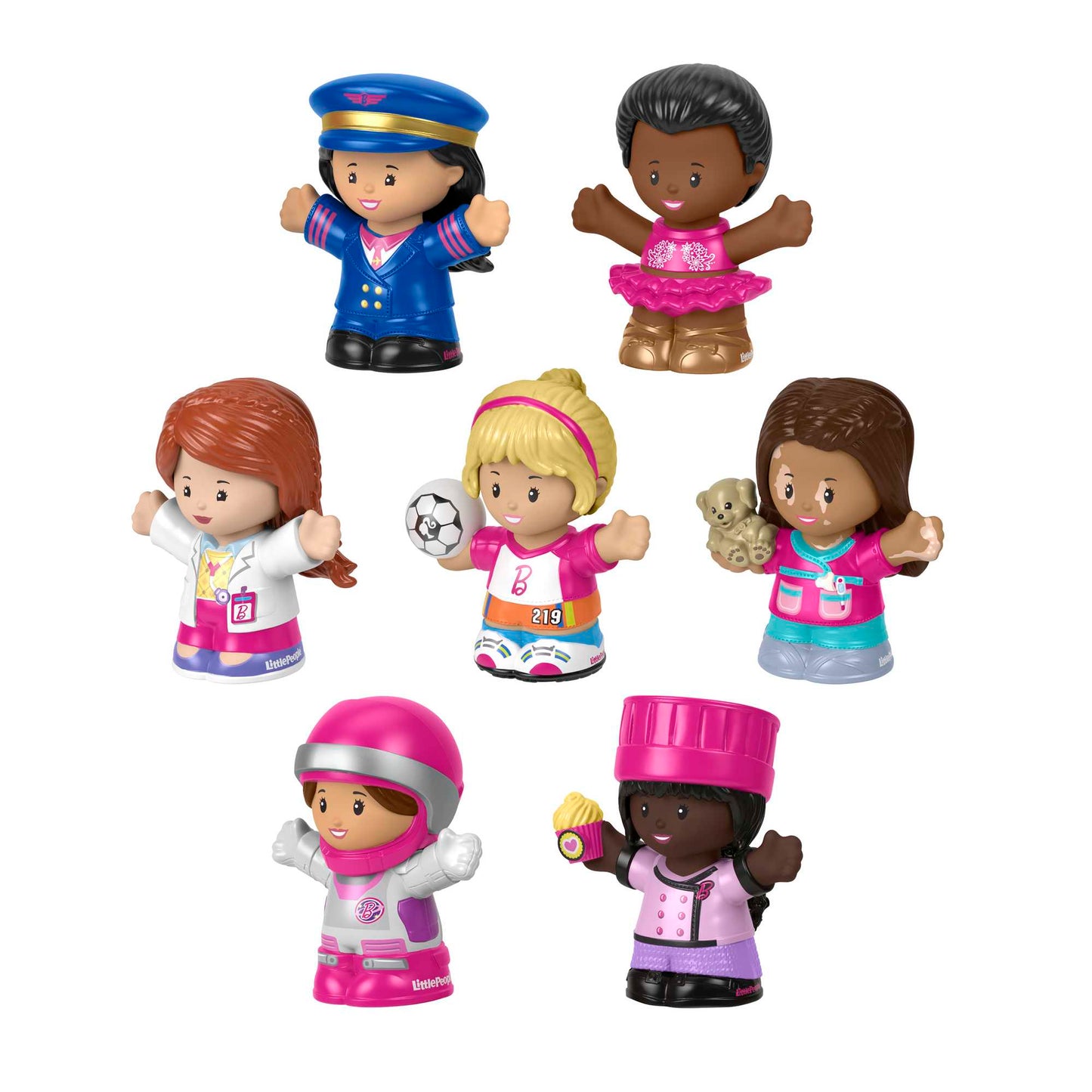 Little People Barbie Tu Peux Être Qui Tu Veux Coffret Figurines