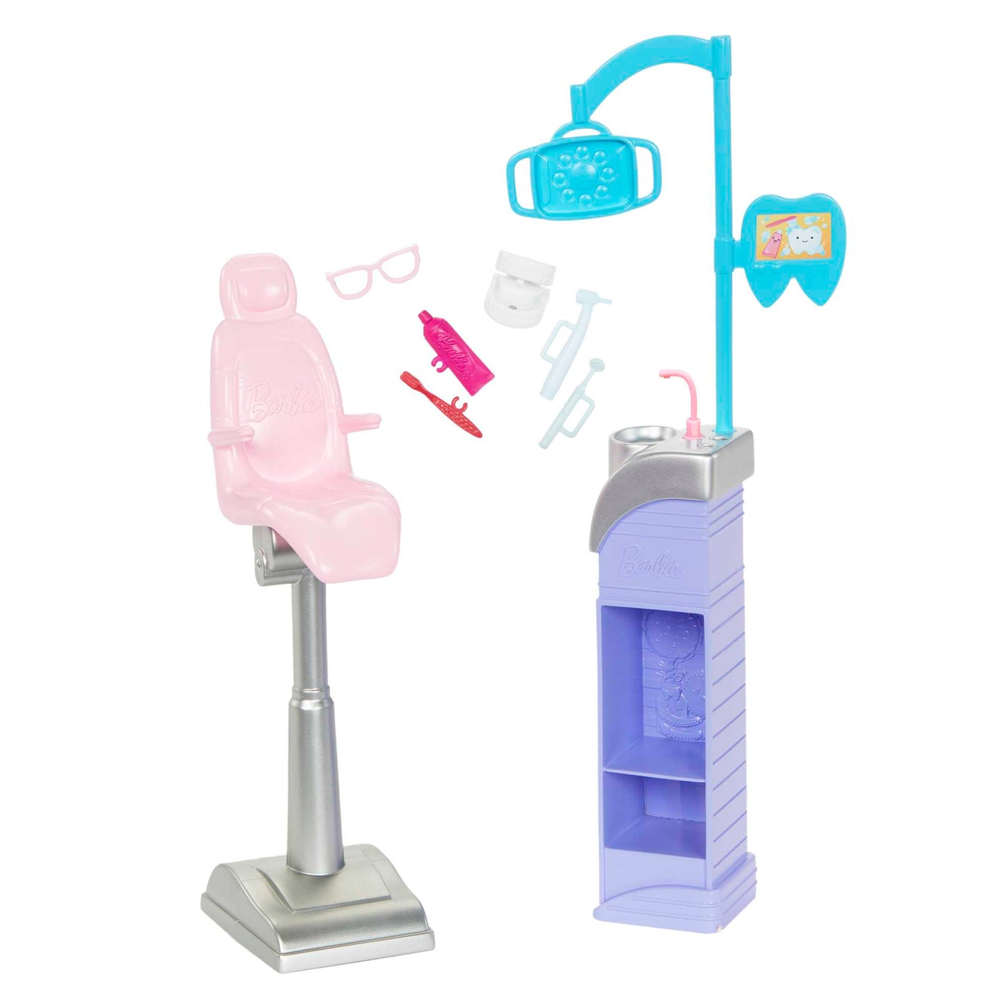 Barbie®-Métiers-Coffret Poupée Barbie® dentiste et Accessoires