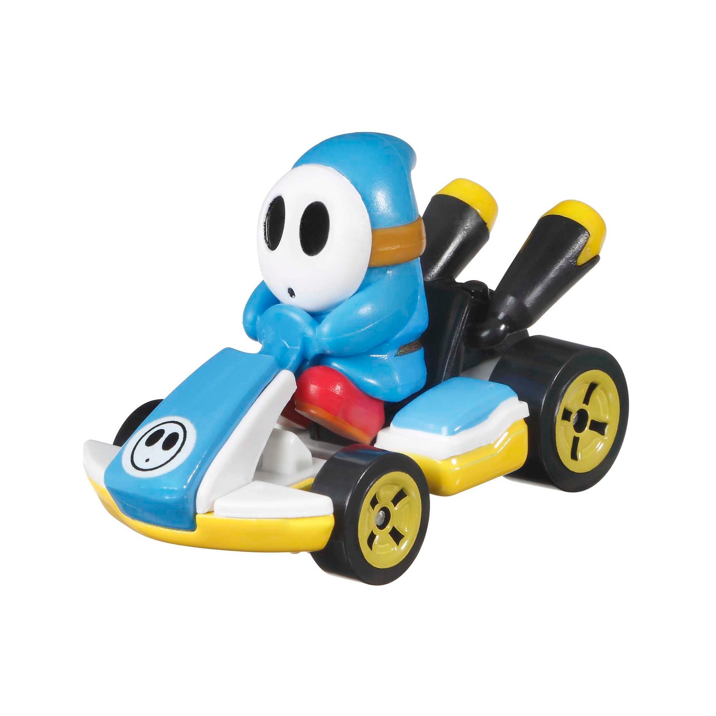 Hot Wheels Mario Kart Vehículo de Juguete Shy Guy Azul Claro Estándar Kart