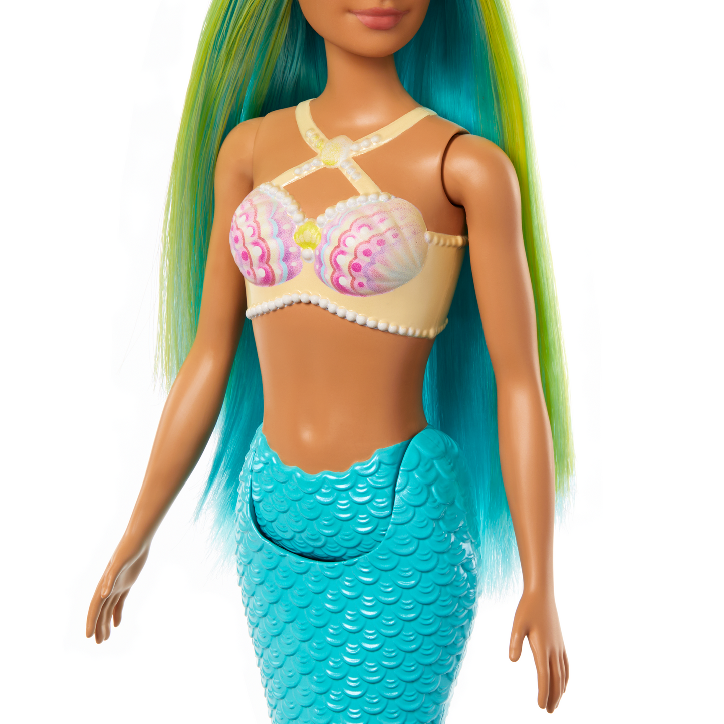 Barbie Mermaid Dolls With Colorful Hair, Tails And Headband Accessories